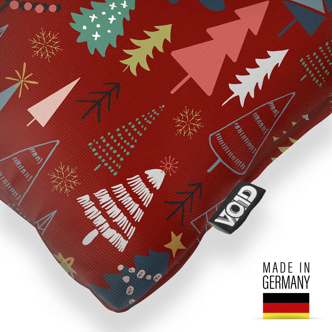 VOID Kissenbezug, (1 Stück), Weihnachtsdeko Wald Winter Weihnachten Schnee günstig online kaufen