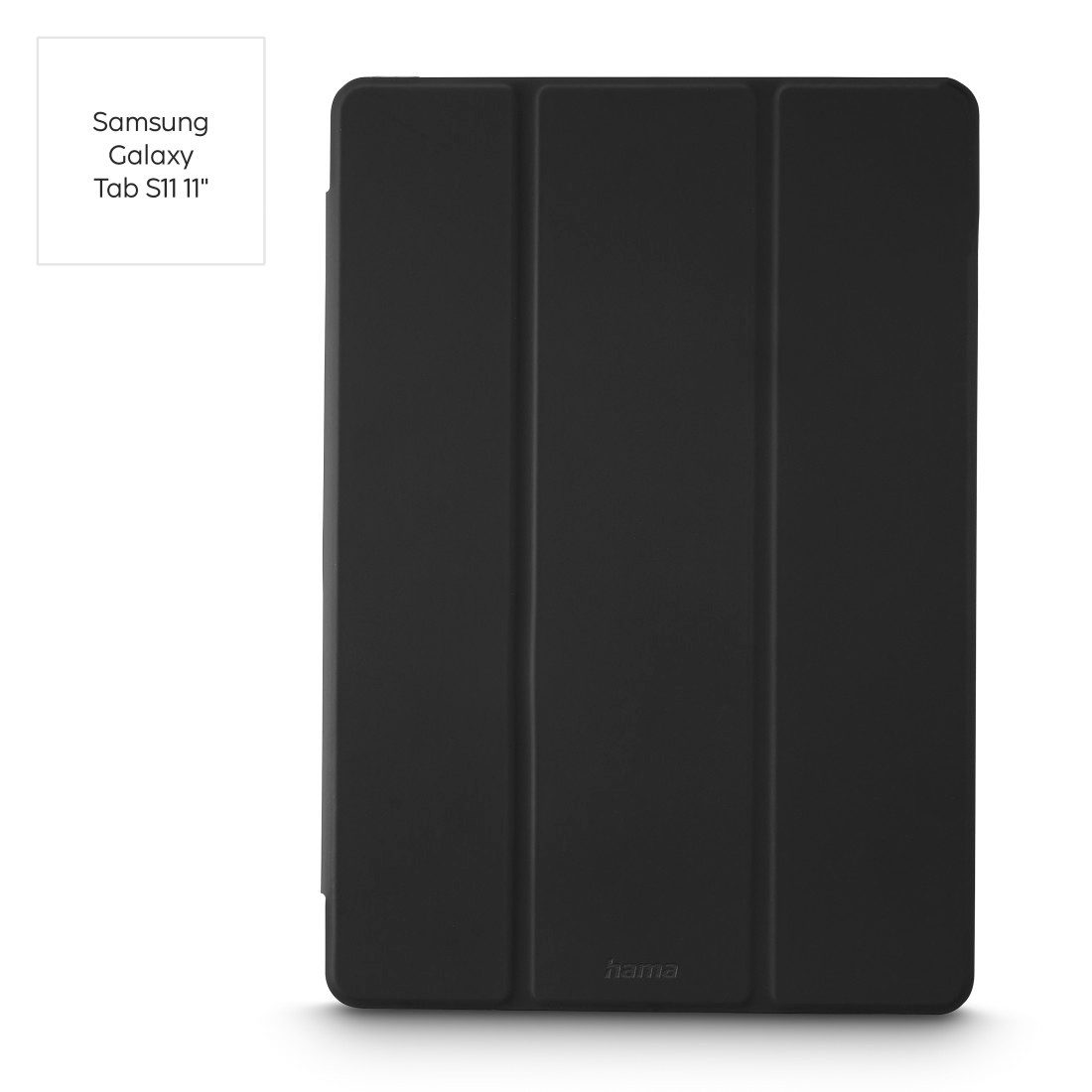 Hama Tablettasche Tablethülle für Samsung Galaxy Tab S11 11 Zoll, Standfunktion, Stiftfach, Auto Wake Sleep, transparent, leicht, robust
