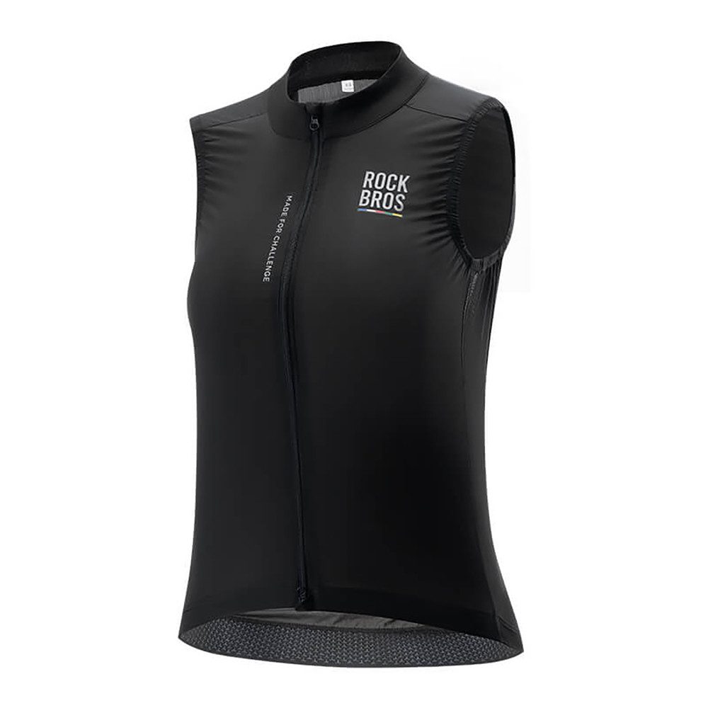 ROCKBROS Funktionsweste Radweste Sommerweste Damenweste (Spar-Set, 1-tlg) atmungsaktiv, reflektierend, 4 Taschen, YKK-Zip