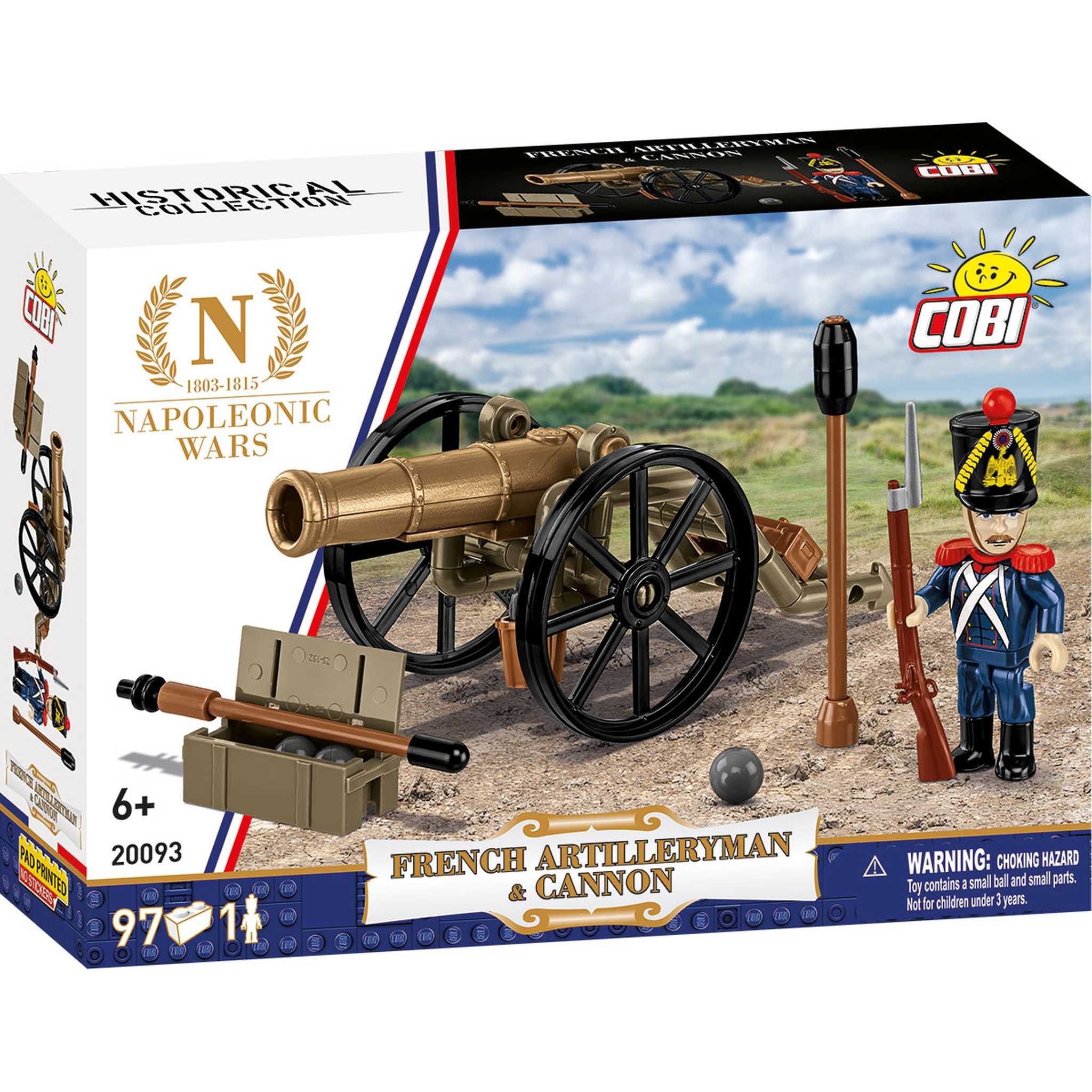 COBI CB-20093 - Französische Artillerie (Cobi) Spielbausteine
