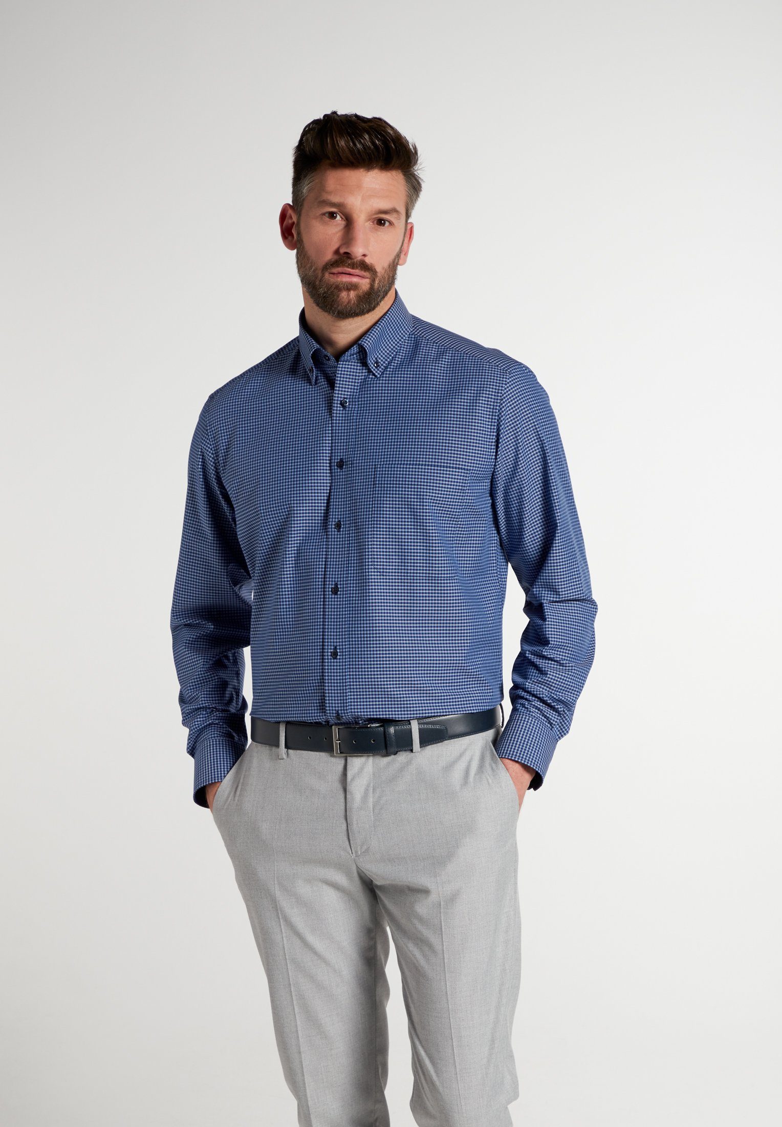 Eterna Langarmhemd COMFORT FIT NON IRON günstig online kaufen
