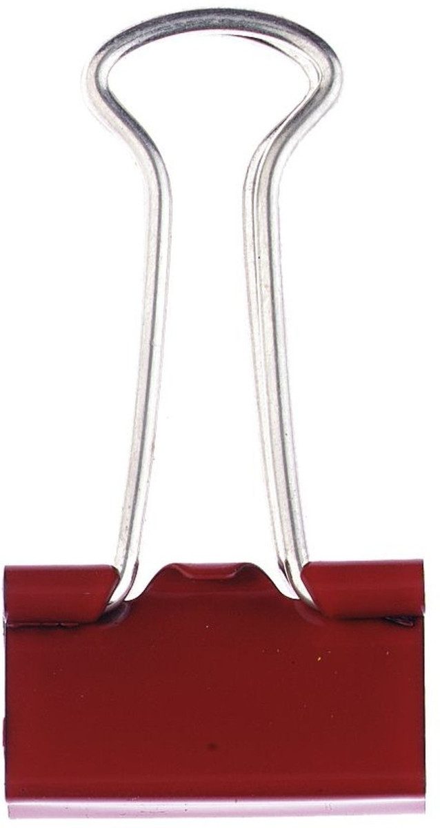 ALCO Büroklammer Foldbackklammer 15mm rot VE=12 Stück