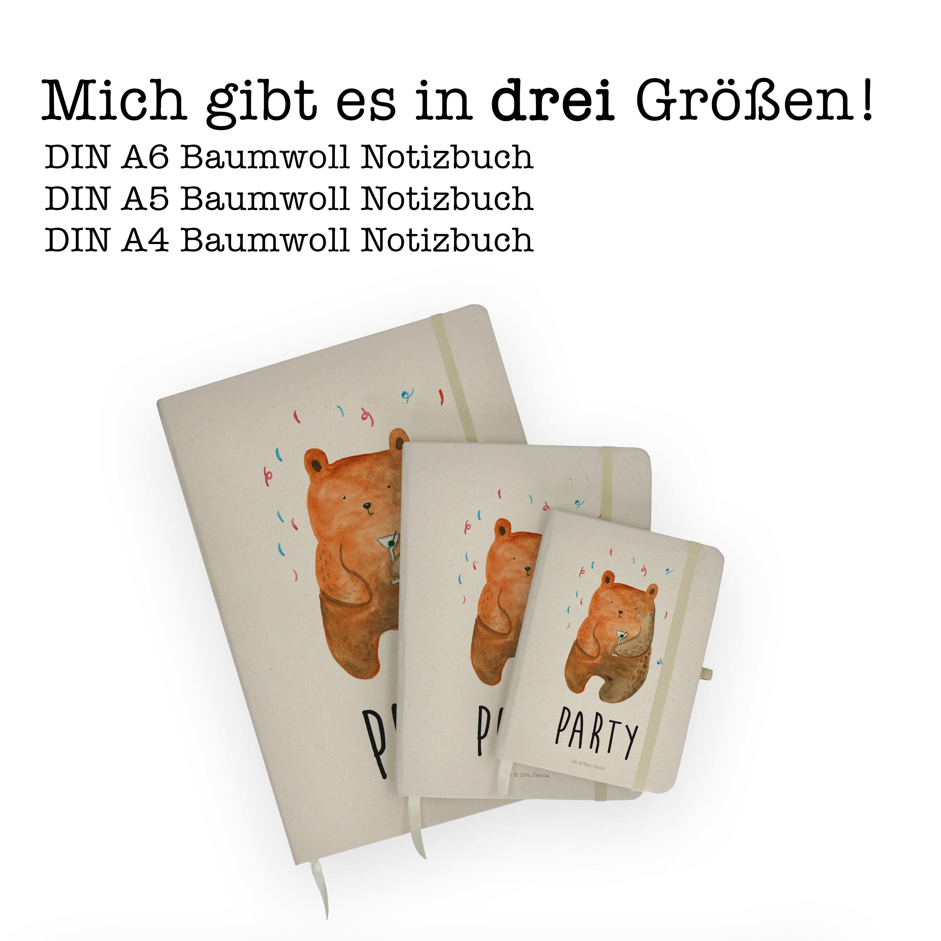 Transparent - T Panda Mr. Skizzenbuch, Party Notizen, Mrs. & Abfeiern, - Bär Notizbuch Geschenk,