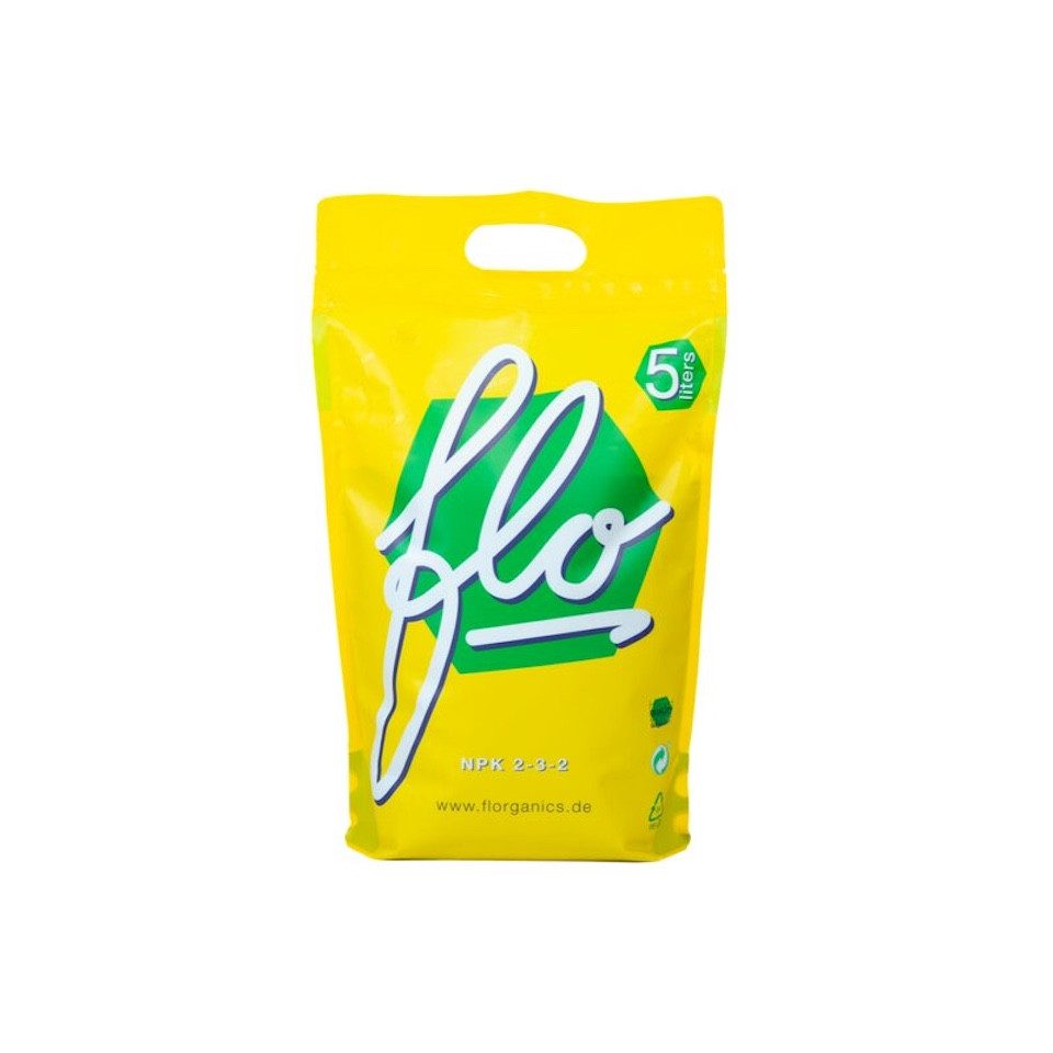 florganics Pflanzerde FLO Fertilizer - Pflanzenerde Sack, mit Organisch, mineralisch, 5 Liter