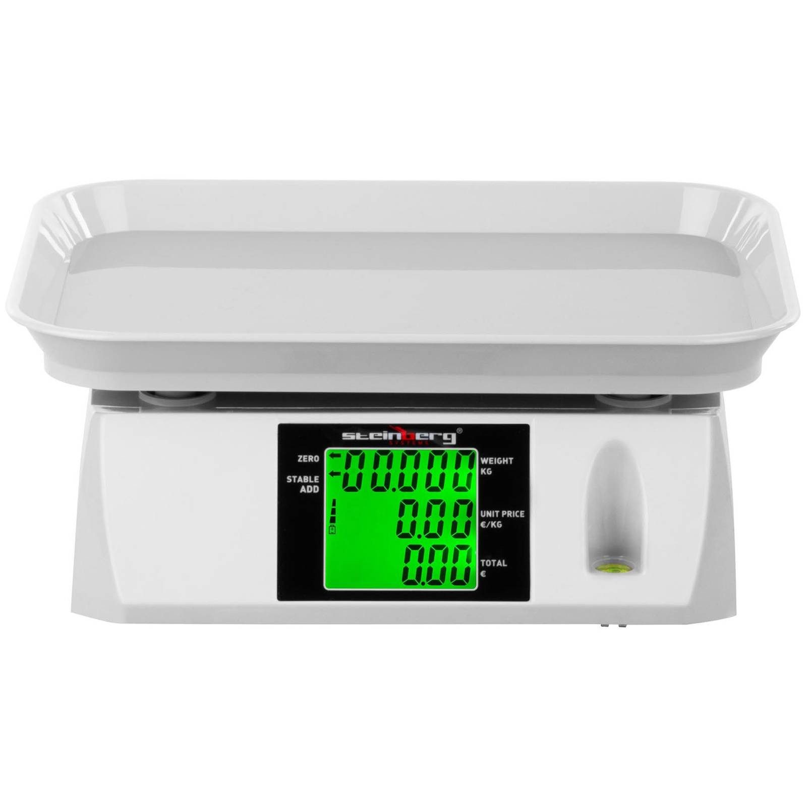 Steinberg Systems Präzisionswaage Kontrollwaage 30 kg / 1 g Ladenwaage Preiswaage Marktwaage 2 LCD – Bild 4 von 5