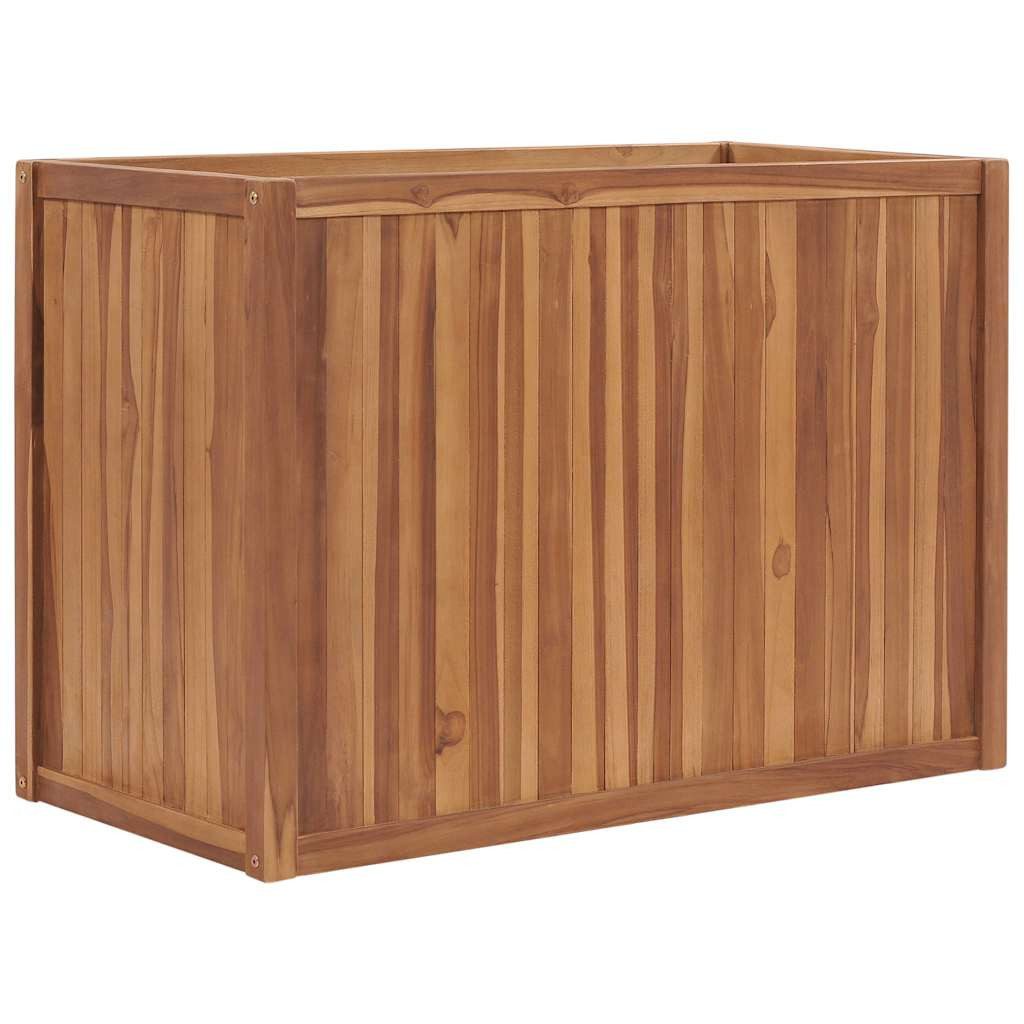 vidaXL Hochbeet vidaXL Hochbeet 100x50x70 cm Massivholz Teak