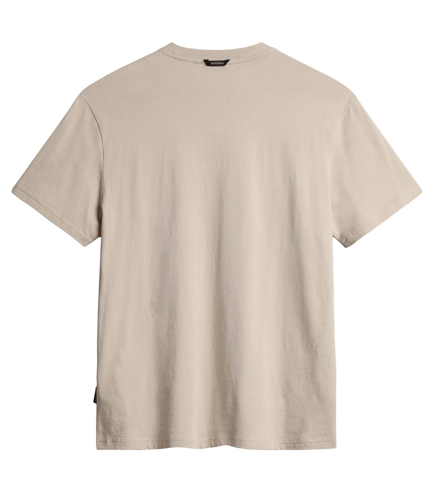 (23) S-MANTA Herren T-Shirt taupe Napapijri (1-tlg) T-Shirt