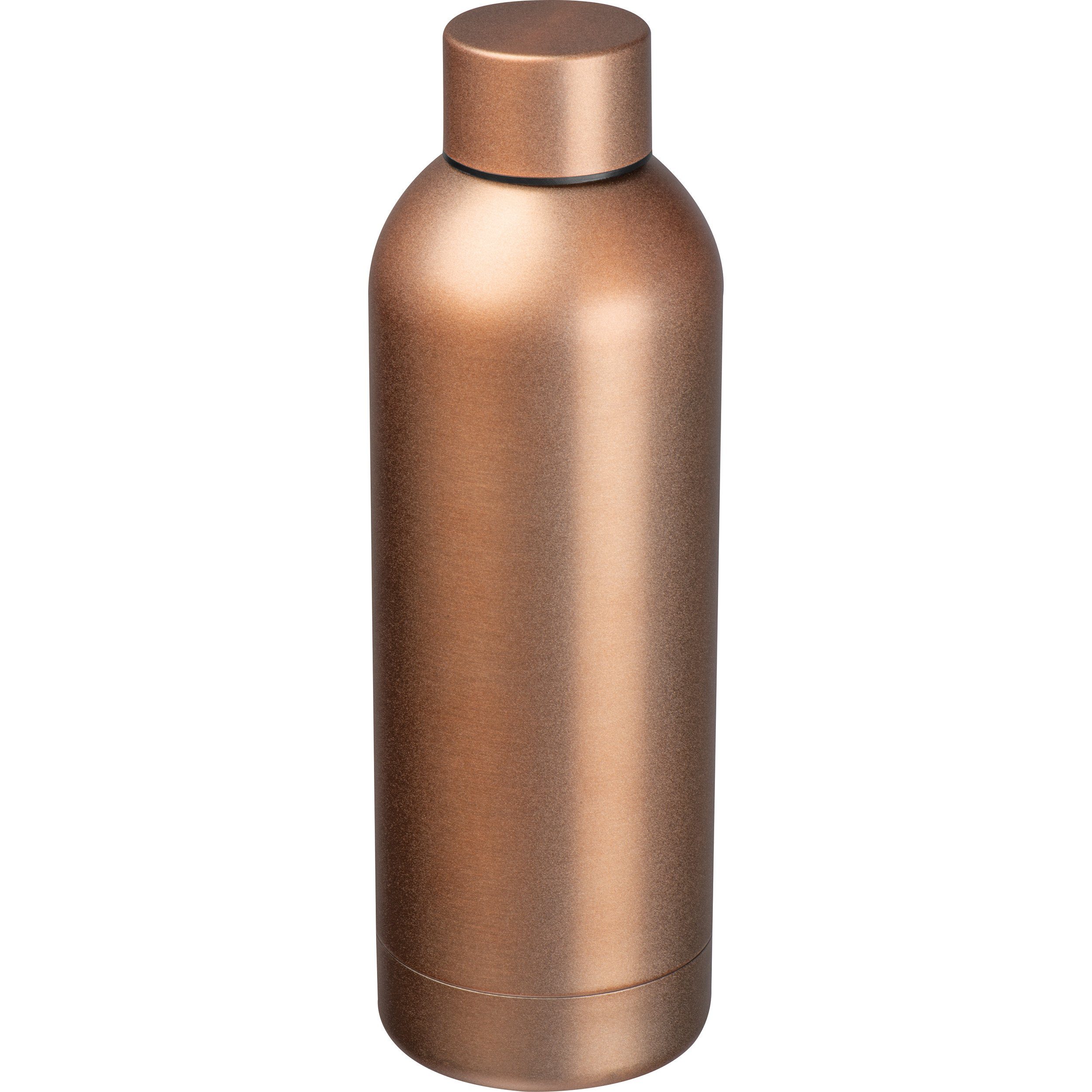 Easy Gifts Trinkflasche Doppelwandige Vakuum Trinkflasche aus Edelstahl / 500 ml / Farbe: kupf