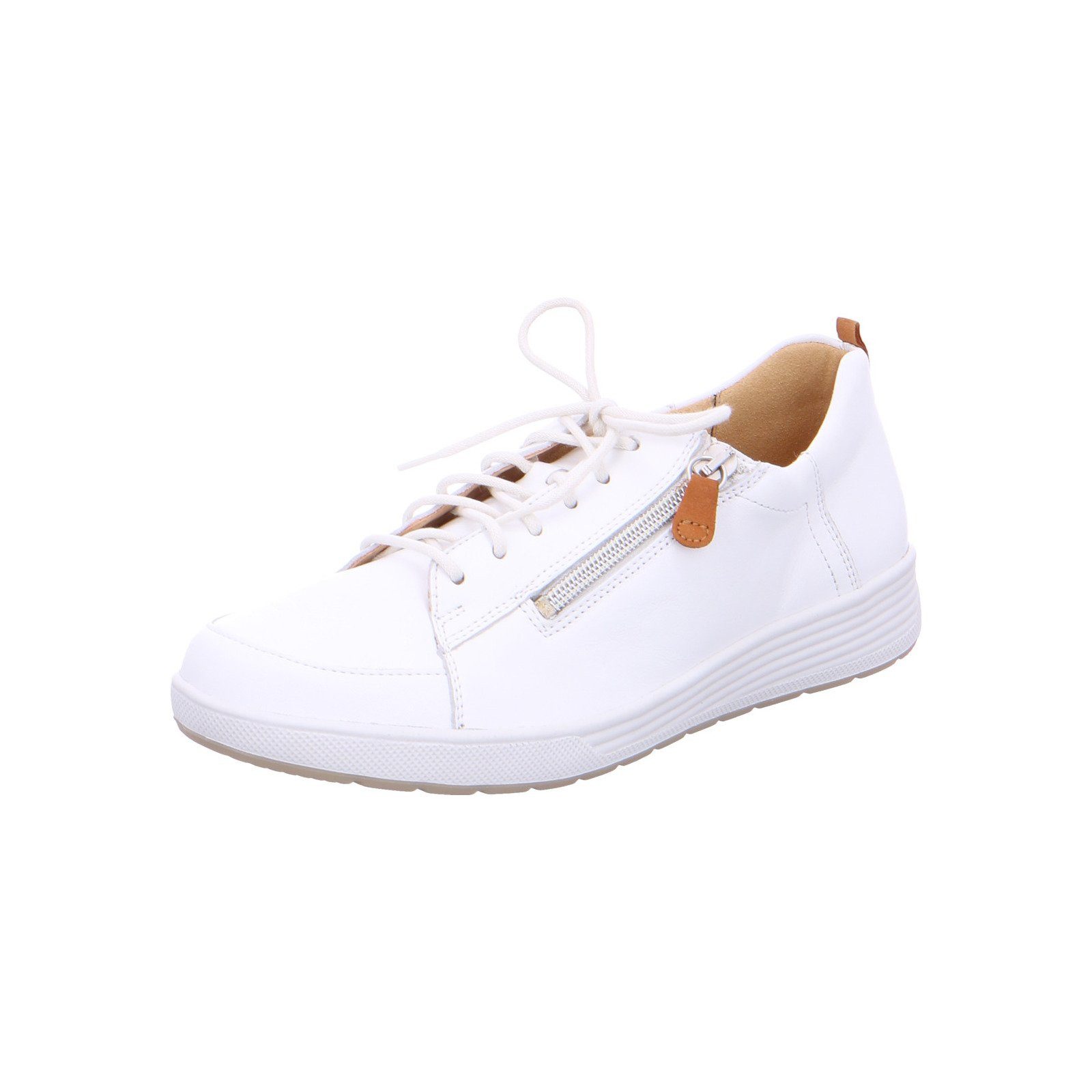 Ganter KLARA - Damen Schuhe Schnürschuh Leder weiß
