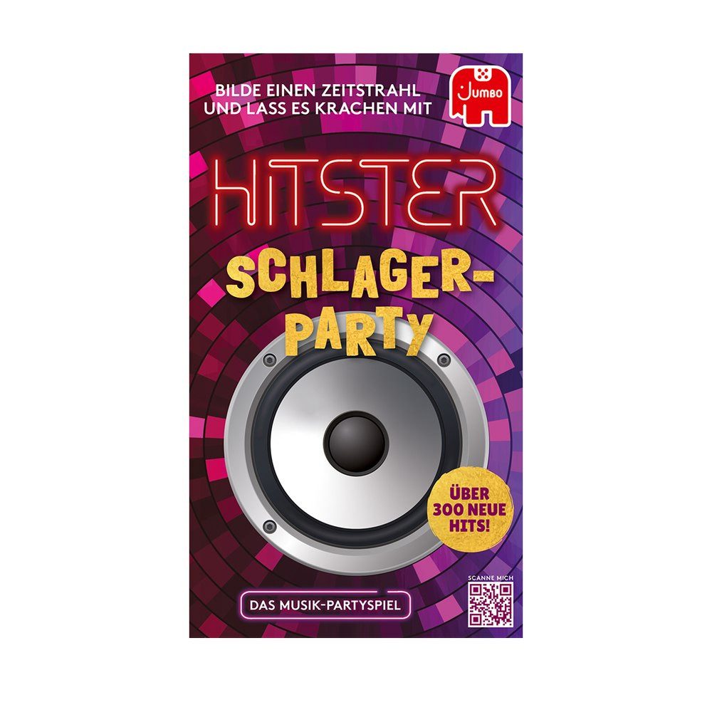 Jumbo Spiele Spielesammlung Hitster Das Musik-Partyspiel, 100 Jahre Hits Guilty Pleasure/ Schlager Party/ Summer Party/ Rock