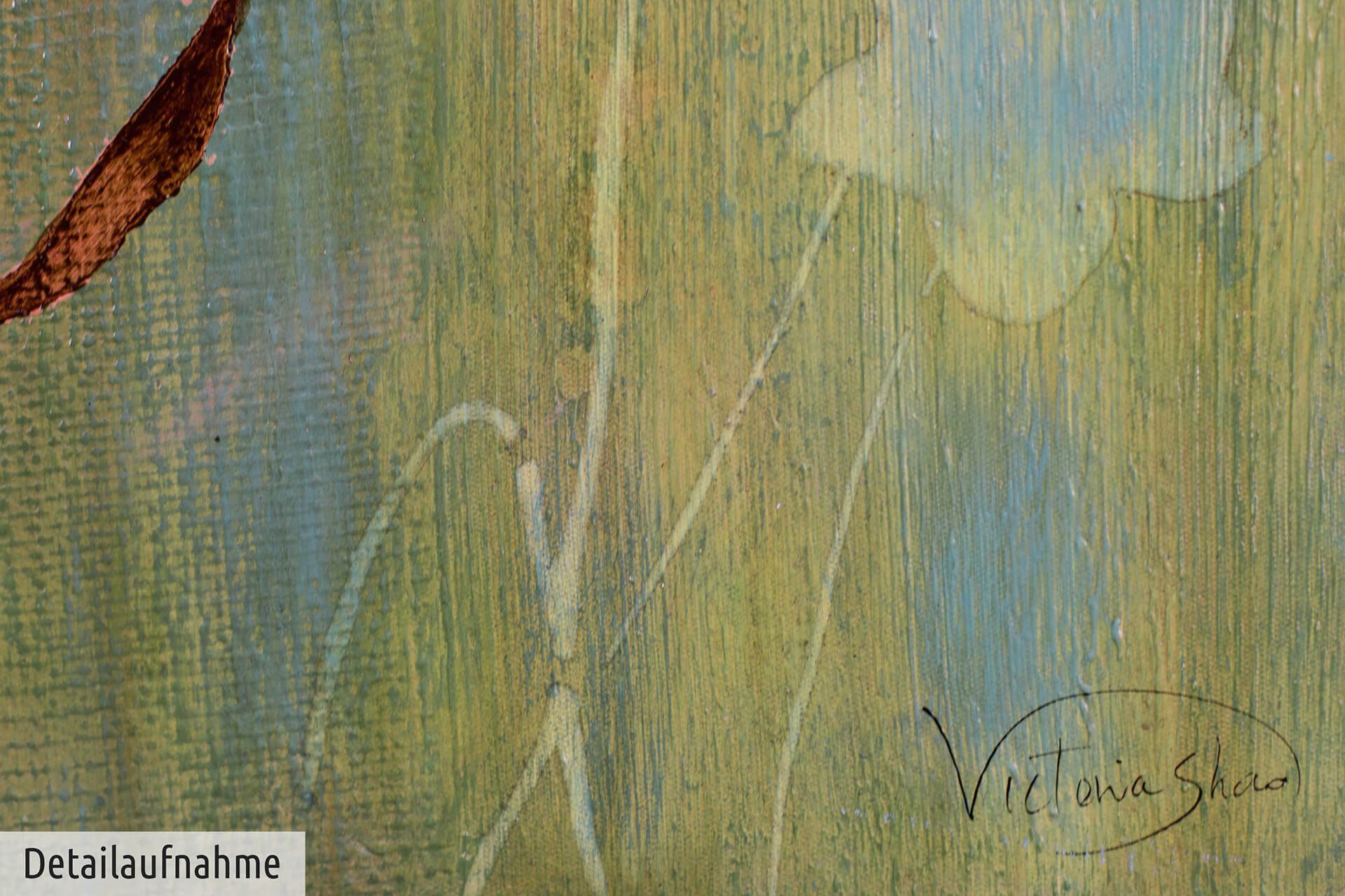 Leinwandbild Wohnzimmer Of Eternity Wandbild cm, Gemälde Flowers 100% 80x60 HANDGEMALT KUNSTLOFT