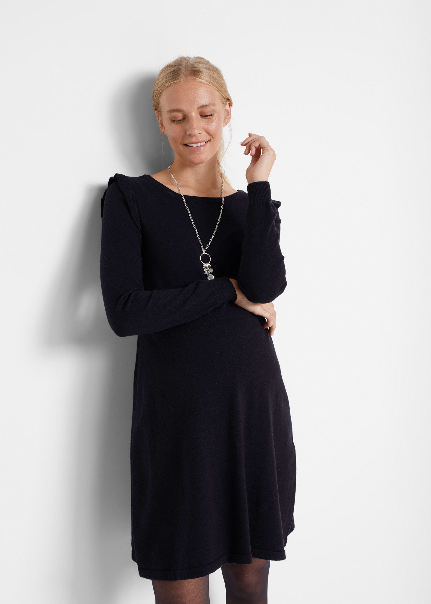 bonprix Umstandskleid Umstandskleid aus weichem Strick