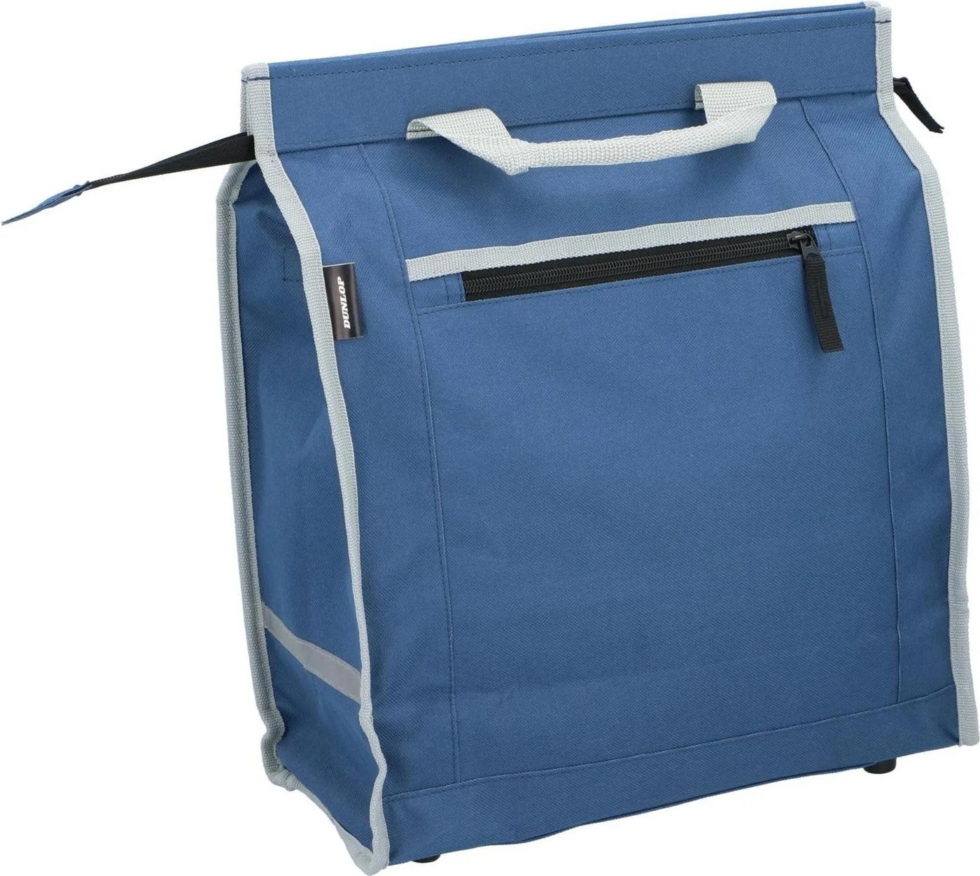 Dunlop Fahrradtasche für Gepäckträger (Fahrrad-Einkaufstasche mit 3 Fächern), Fahrrad Gepäckträgertasche wasserdicht