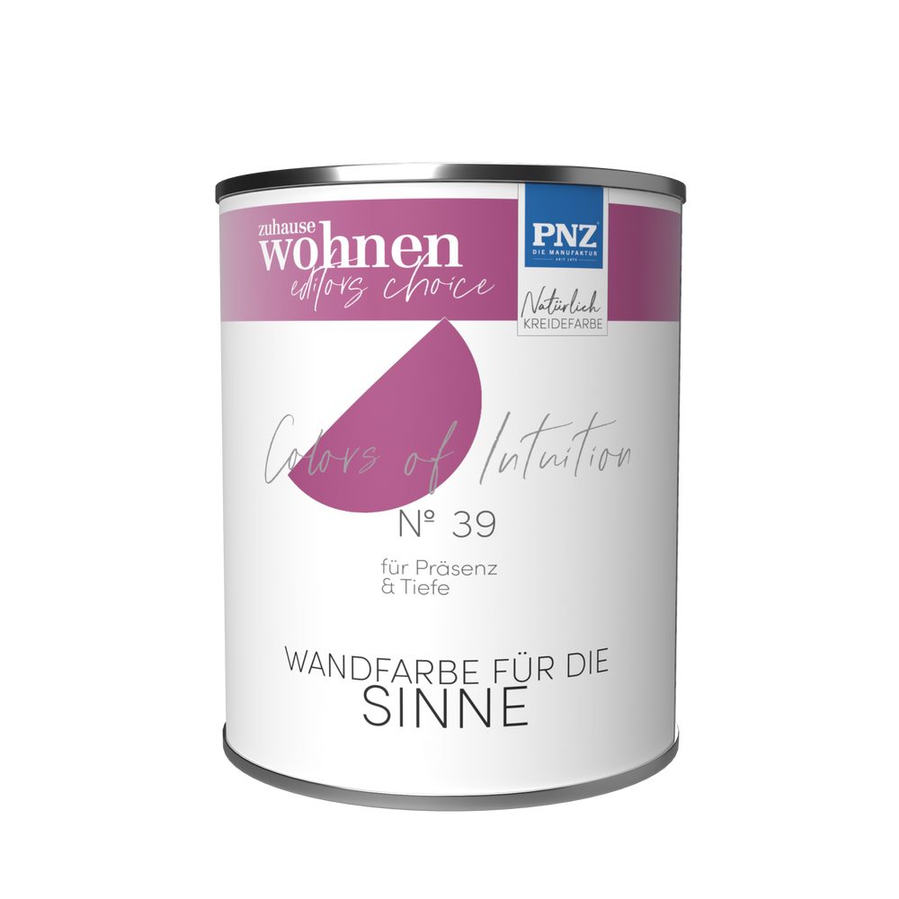 PNZ - Die Manufaktur Wandfarbe COLORS OF INTUITION, reine Silikatfarbe, hochdeckend