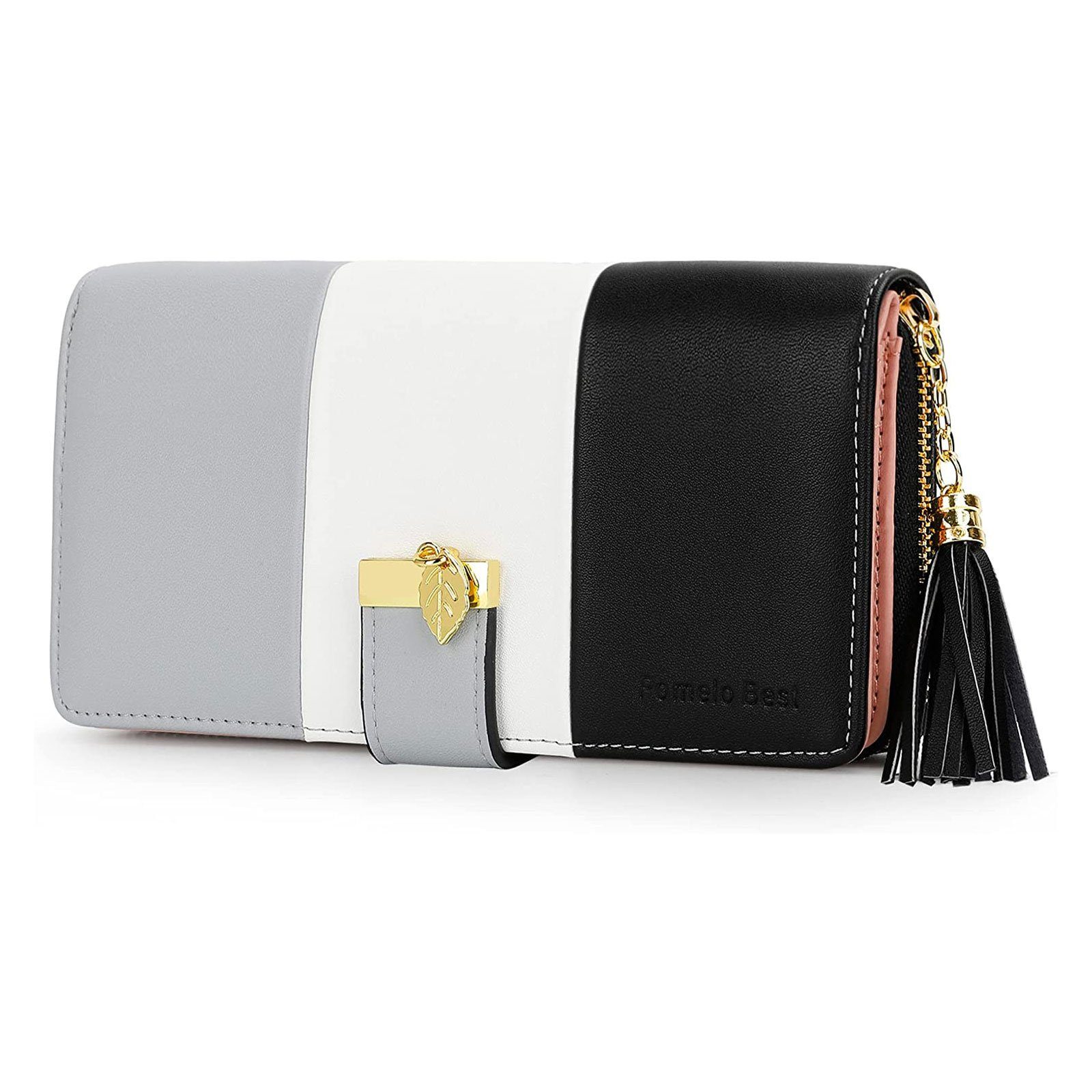 REDOM Geldbörse Damen Portemonnaie Kunstleder Portmonee RFID Schutz Geldbeu günstig online kaufen