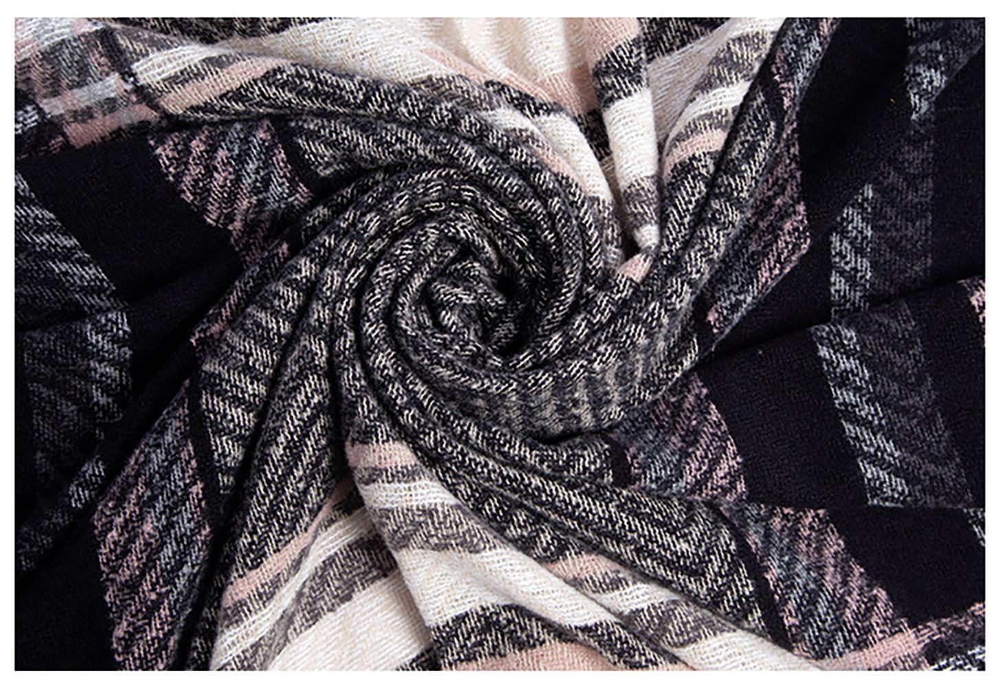THE FASHION HOUSE Schal Damen Schal Winter Herbst kariert in Übergröße Deckenschal Modeschal, Karo Tartan Streifen Muster Schultertuch Halstuch oversize