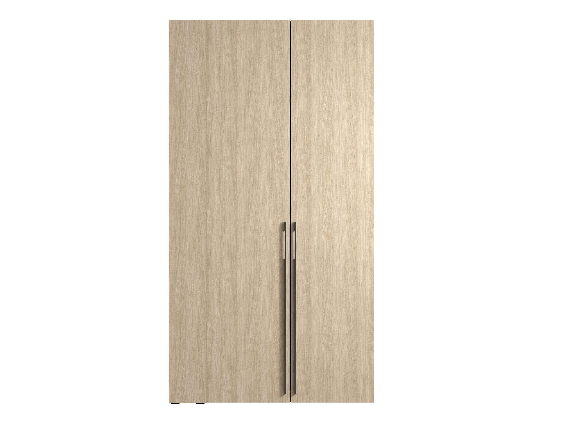 Home affaire Kleiderschrank TRENTO Garderobe, Wäscheschrank mit Spiegel und LED-Beleuchtung (lange Griffe, Maße B/T/H 110,9/58/207,5cm; Made in Europe) wahlweise mit Kleiderstange oder Einlegeböden FSC-zertifiziert