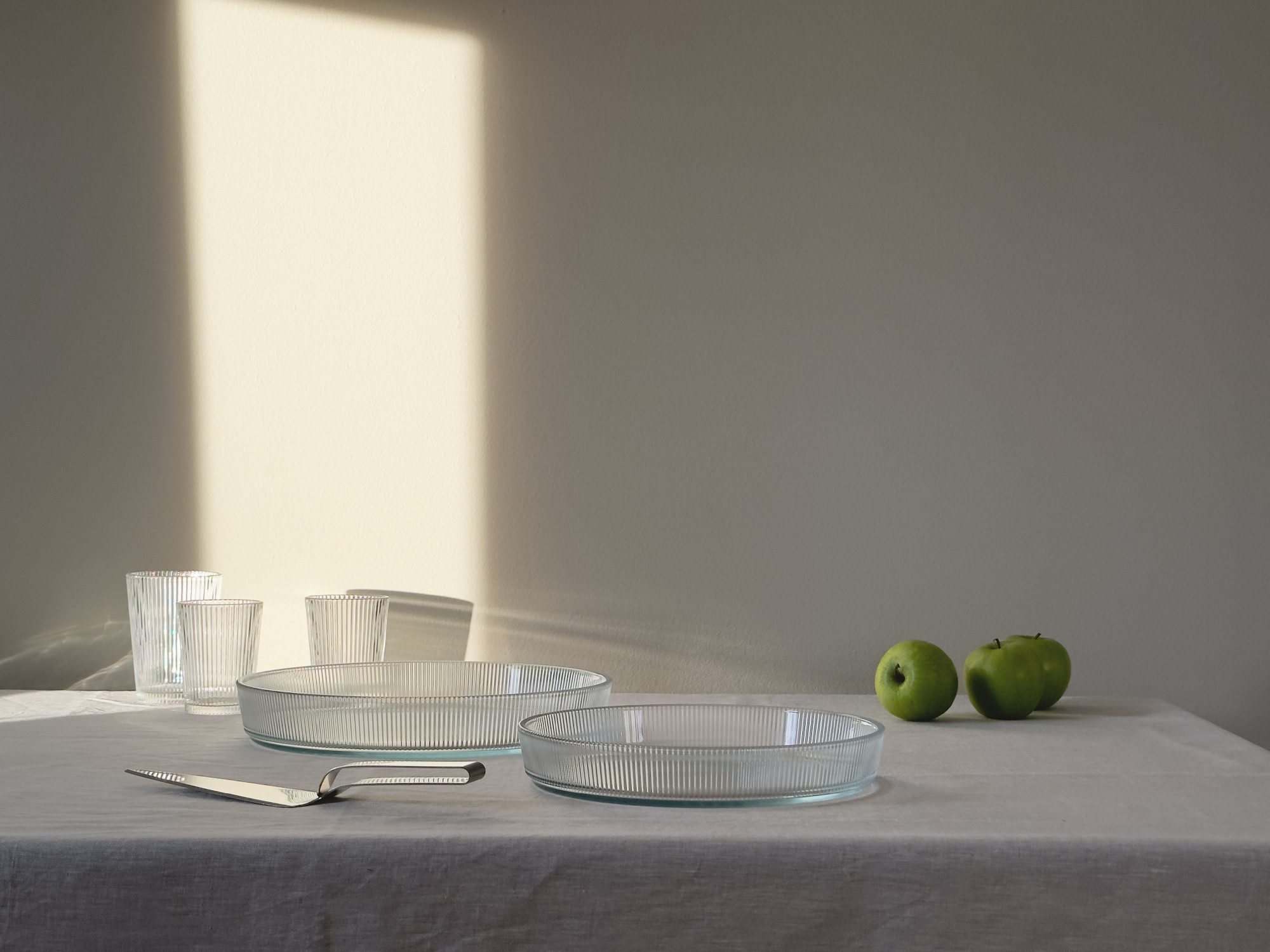Stelton Auflaufform Stelton Pilastro Auflaufform Borosilikatglas Ø 28 cm
