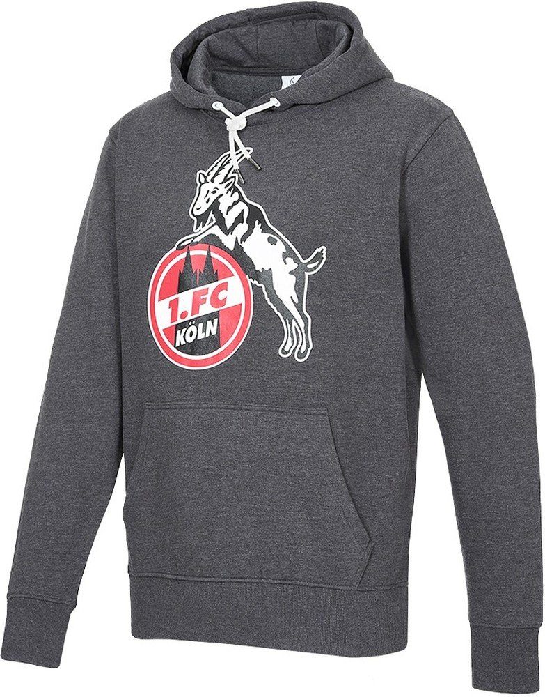 1. FC Köln Kapuzenpullover Hoodie 'Basic anthra' günstig online kaufen