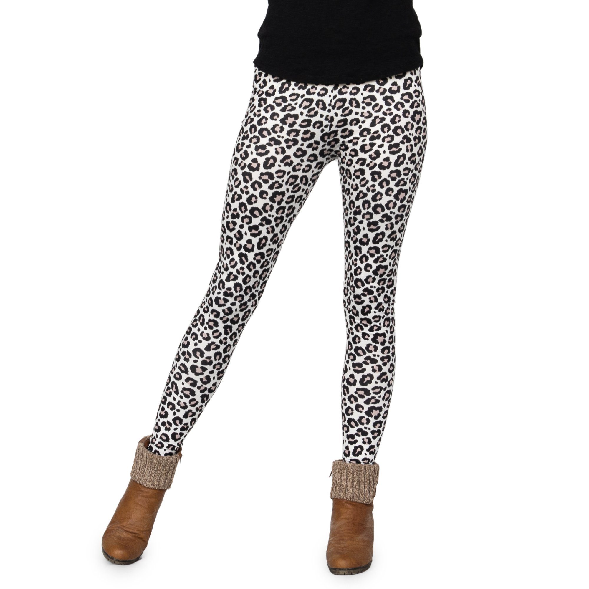 cosey Leggings Leo Line Leggings im Leoparden-Design, 2 Größen (XS–S & M–L) 34/XS bis 36/S – Bild 5 von 5