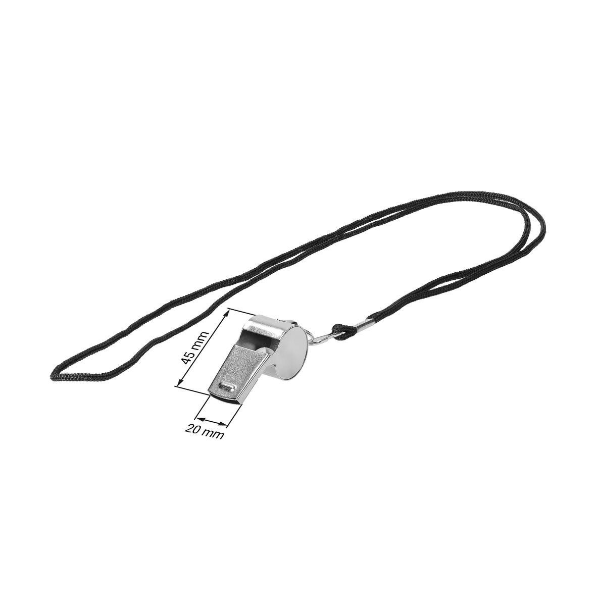 elasto Signalpfeife Trillerpfeife "Schiri" silber/schwarz