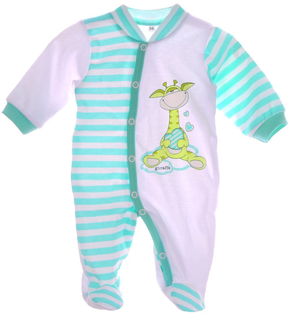 La Bortini Strampler Strampler Baby Overall Schlafanzug 74 80 86