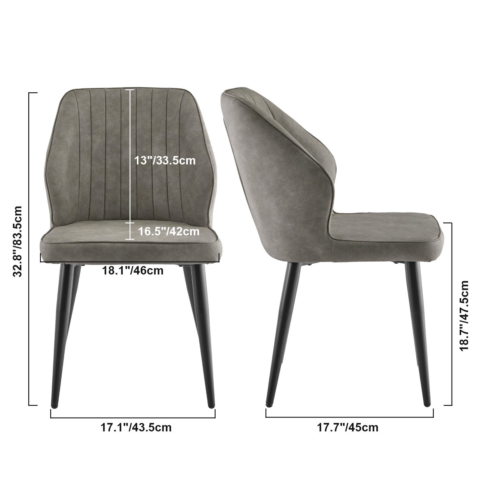 Ofcasa Esszimmerstuhl Kunstlederstühle (4er Set), Wohnzimmerstühle günstig online kaufen