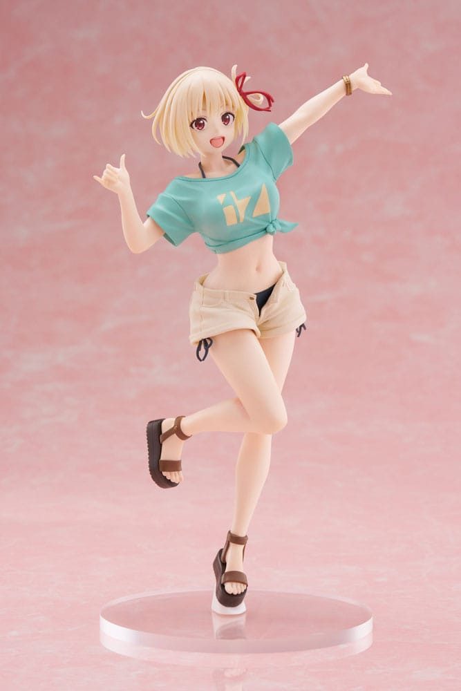 Taito Prize Merchandise-Figur Lycoris Recoil Coreful - Chisato Nishikigi Hawaiian Ver. 18 cm