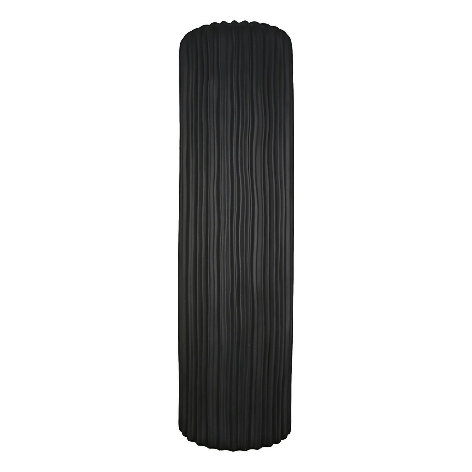 Dekovase FJORD Vase - schwarz - Keramik - H. 76cm x T. 19cm - Dekovase