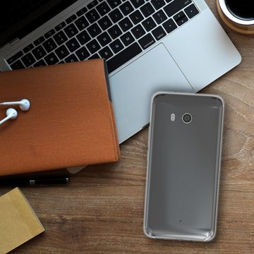 EAZY CASE Handyhülle Slimcover Clear für Xiaomi Mi 9 SE 5,97 Zoll, durchsichtige Hülle Ultra Dünn Silikon Backcover TPU Telefonhülle Klar