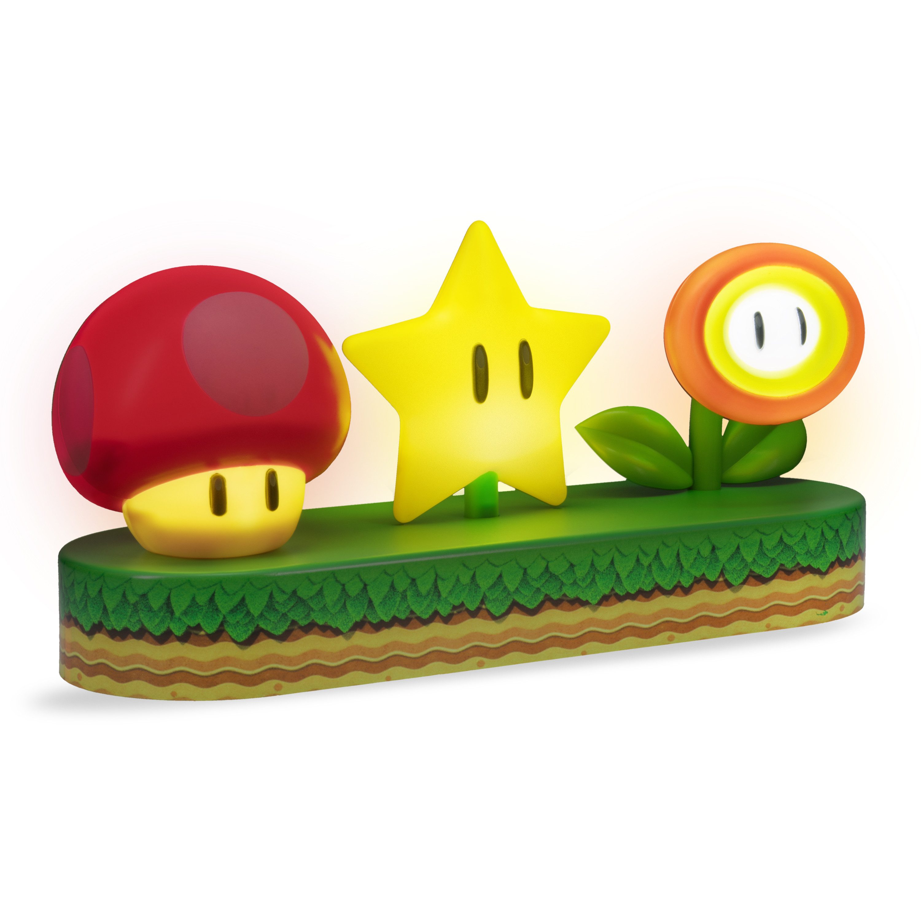 Paladone Dekolicht Super Mario Icon Light freistehend, LED fest integriert, Offiziell lizenziertes Merchandise