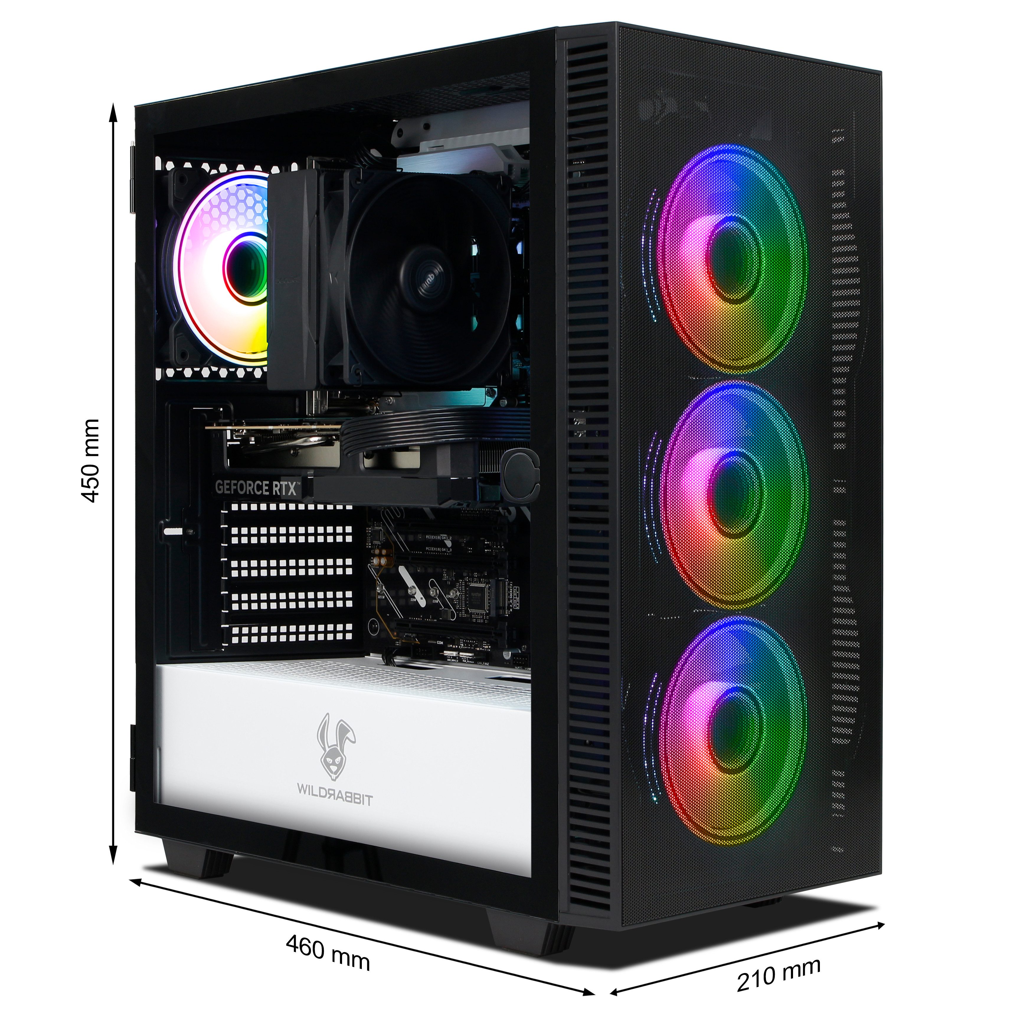ANKERMANN-PC WILDRABBIT X ASUS Pro Gaming-PC (Intel Intel Core Ultra Intel Core Ultra 265 KF, GeForce RTX 5070, 32 GB RAM, 1000 GB SSD, Luftkühlung)