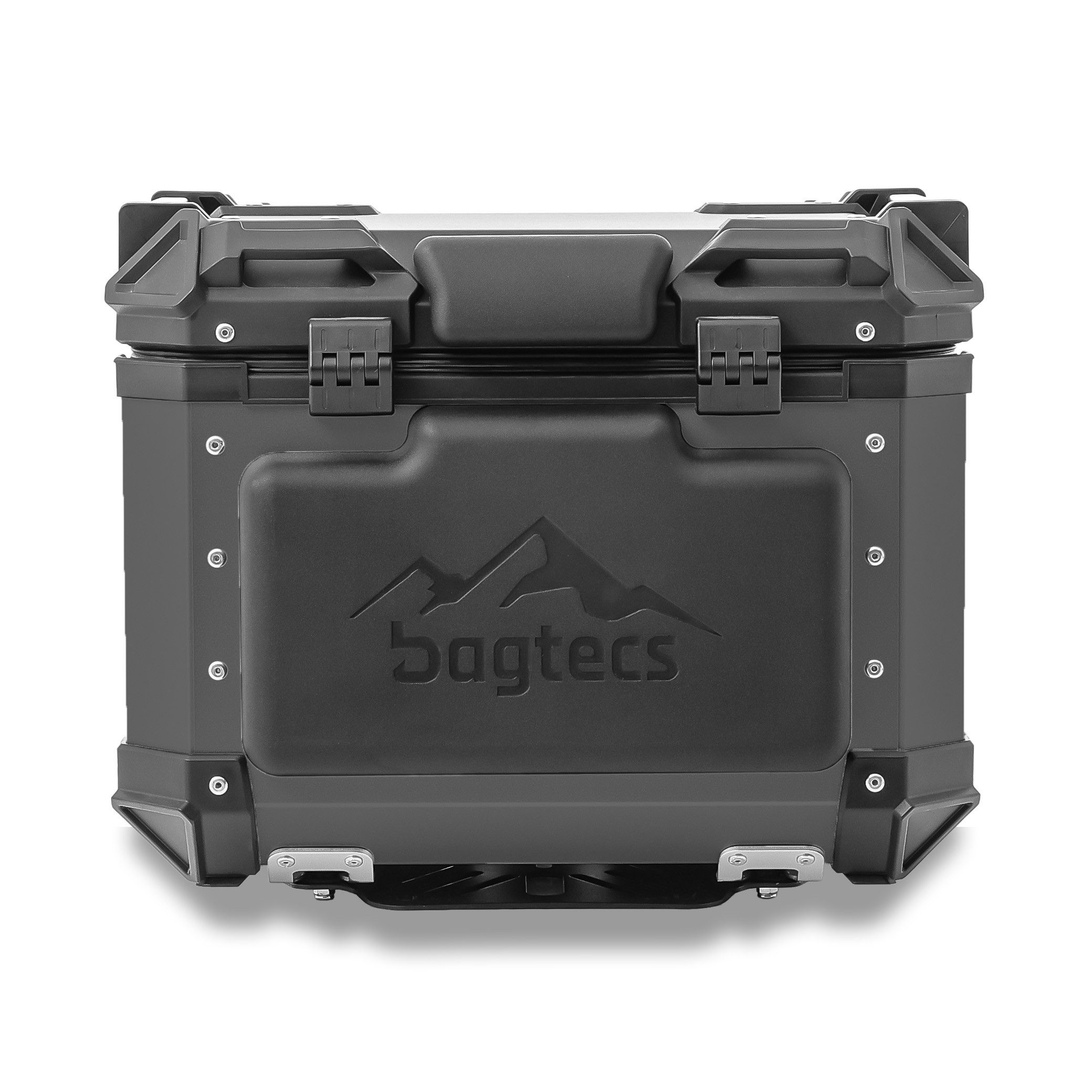 Bagtecs Koffer Rückenpolster passend für Alu Topcase # Aluminium Sozius Rückenlehne R