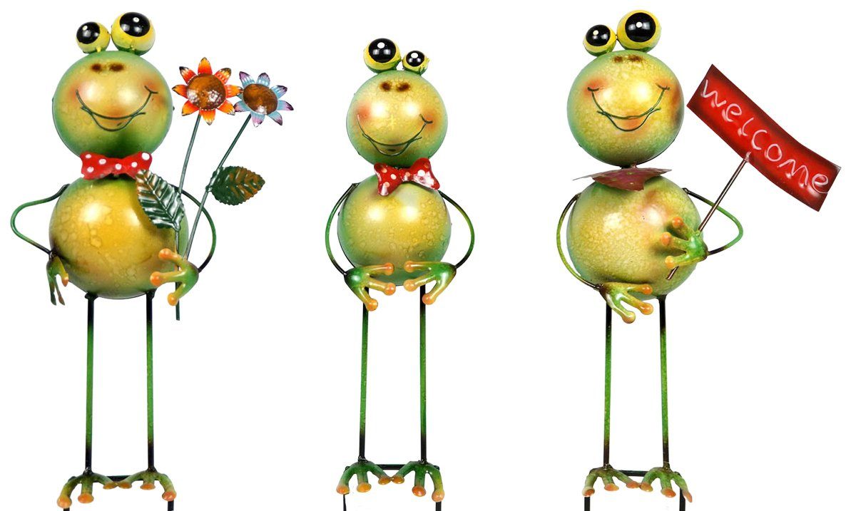 Gartenursel Lustige Frosch Franz Gartenstecker Blume Gartenstecker