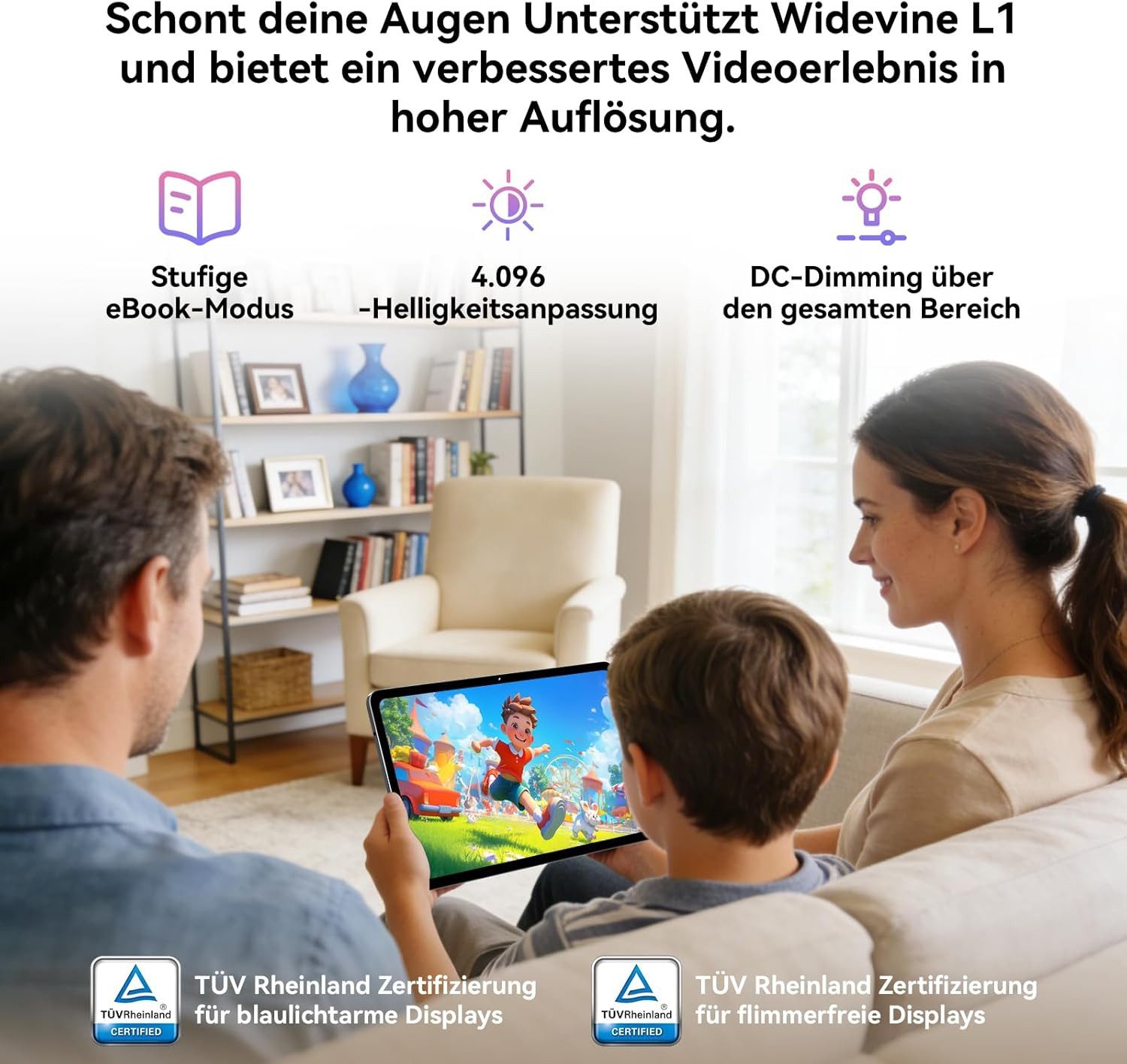 blackview 12 " Mega2 Android 15 4G LTE 2,4K 8GB/12GB+256GB Tablet (12", 256 GB, Android 15, 4G (LTE), 2.4K, Android 15, 9000mAh, LTE)