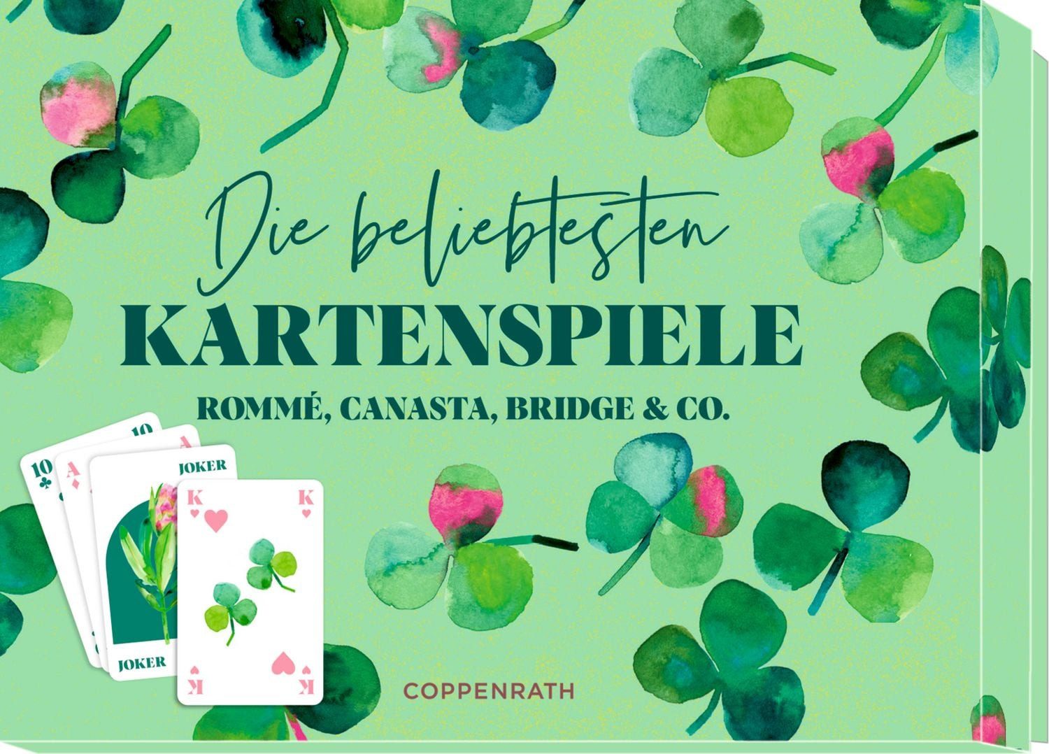 Schachtelspiel - Die beliebtesten Kartenspiele / diverse, Rommé, Canasta, Bridge & Co. (All about green)
