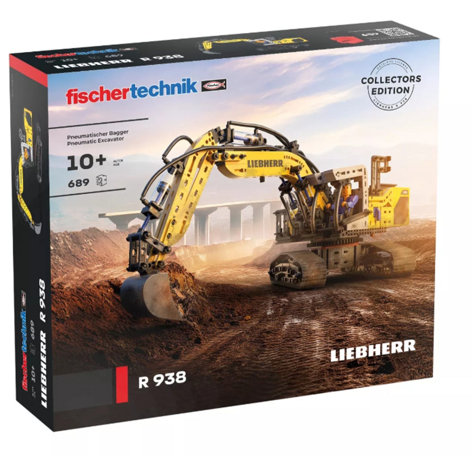 fischertechnik fischertechnik Liebherr R 938 Pneumatischer Bagger Spielbausteine