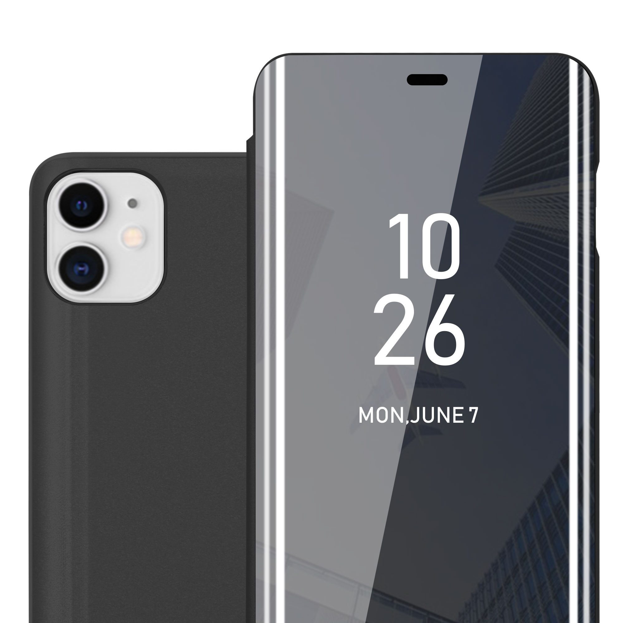 Cadorabo Handyhülle für iPhone 11 Hülle Apple iPhone 11, Klappbare Handy Schutzhülle - Hülle - mit Standfunktion und Kartenfach