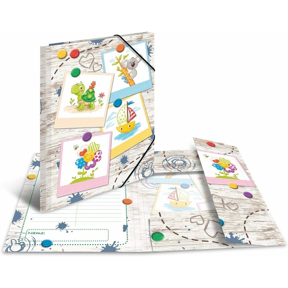 HERMA Fächermappe Sammelmappe Sandkastenfreunde Motiv