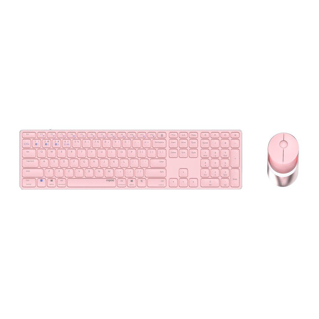 9850M Kabelloses Multi-Mode-Deskset, DE-Layout, 2.4 GHz, 1600 DPI Tastatur- und Maus-Set