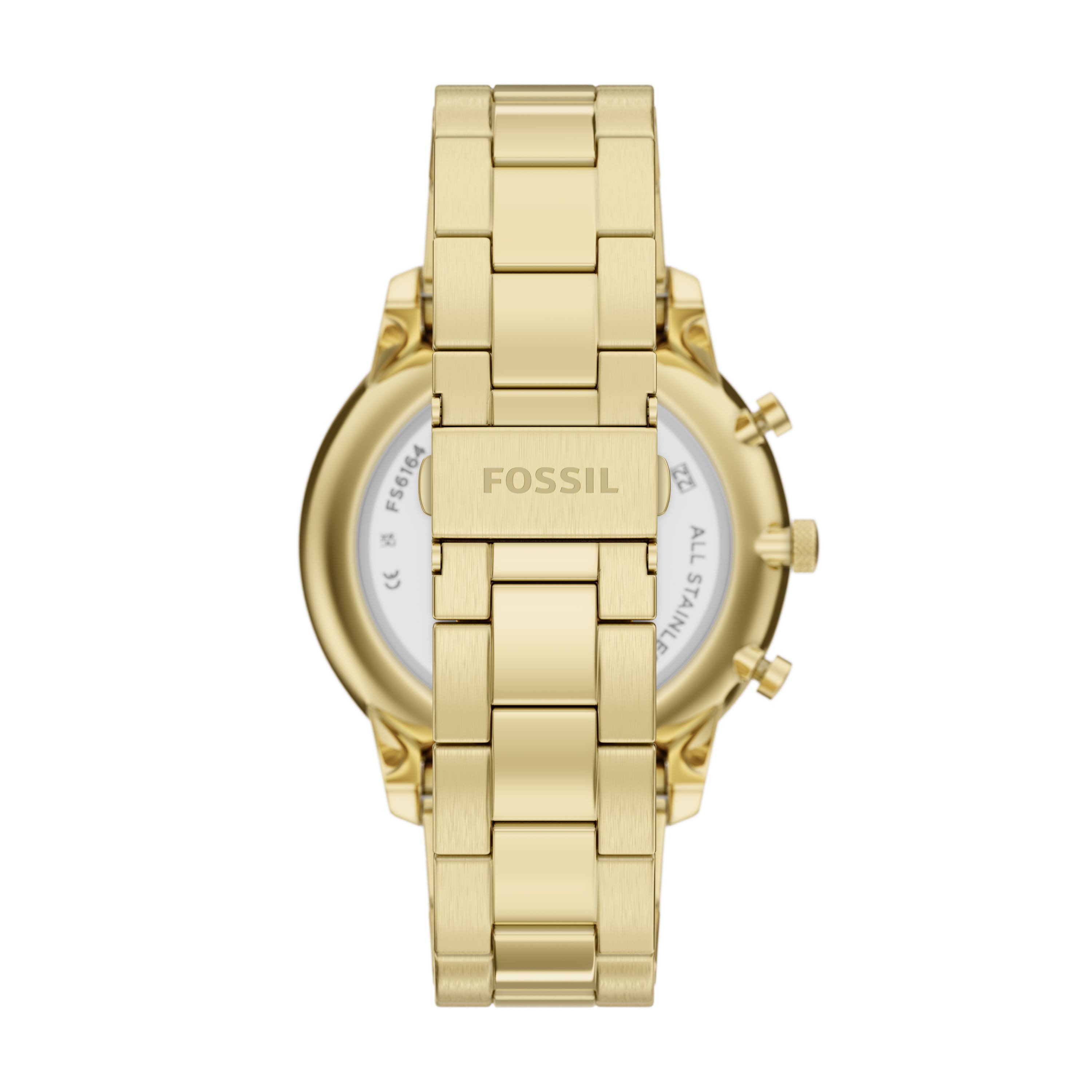 Fossil Chronograph Neutra FS6164, Quarzuhr, Armbanduhr, Herrenuhr, Edelstahlarmband, analog, Tag
