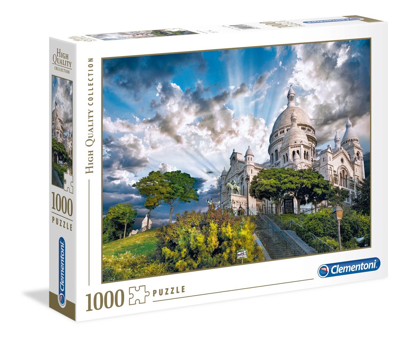 Clementoni® Puzzle Clementoni 39383 Montmarte 1000 Teile Puzzle, 1000 Puzzleteile, Made in Europe