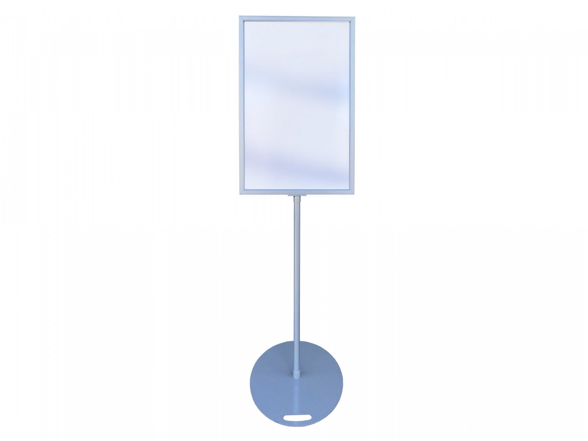 Standtafel Plakatständer DIN A1 Silber, Kundenstopper, Infoständer, Werbeaufsteller