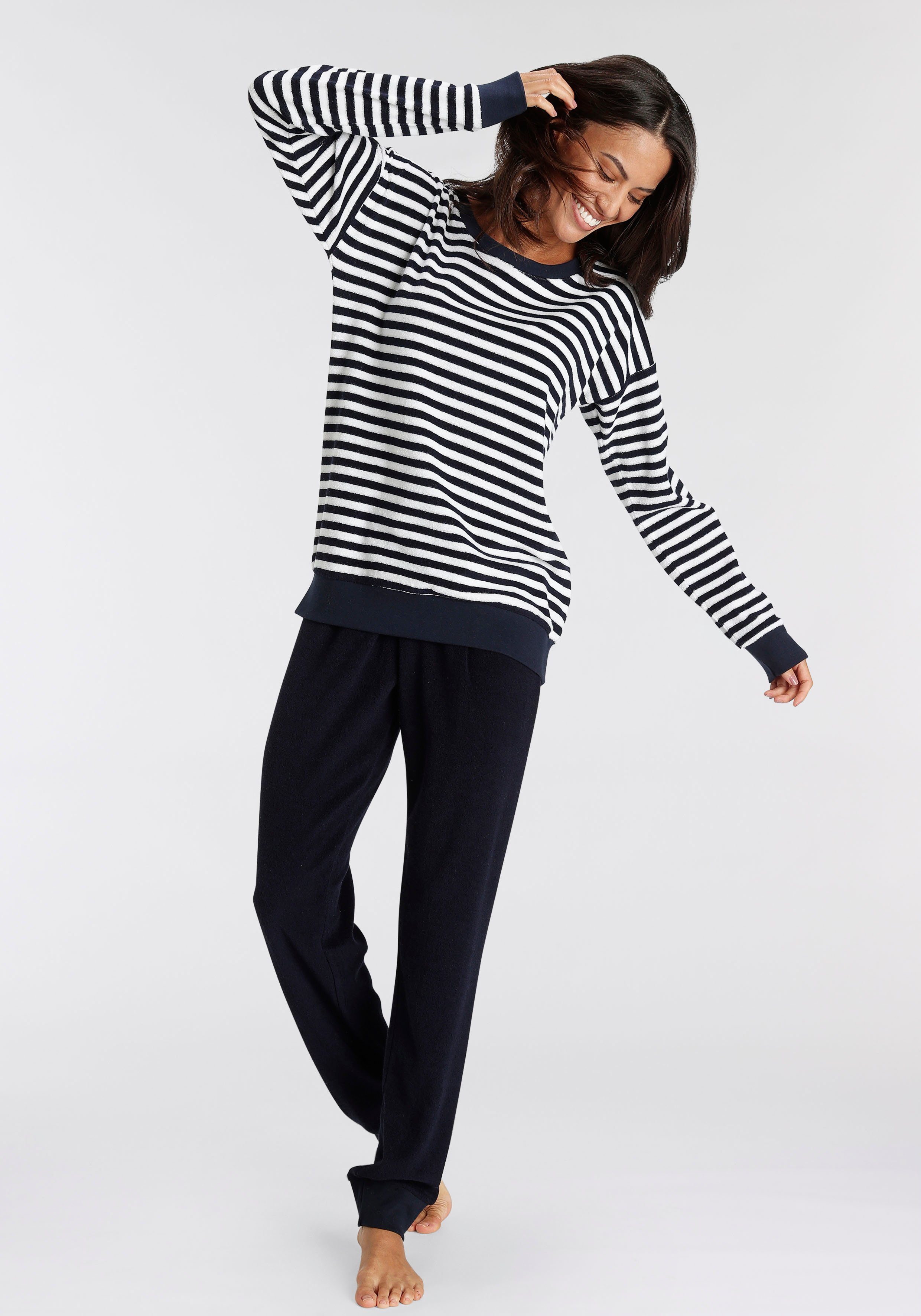 Vivance Dreams Pyjama (2 tlg) aus weichem Frottee