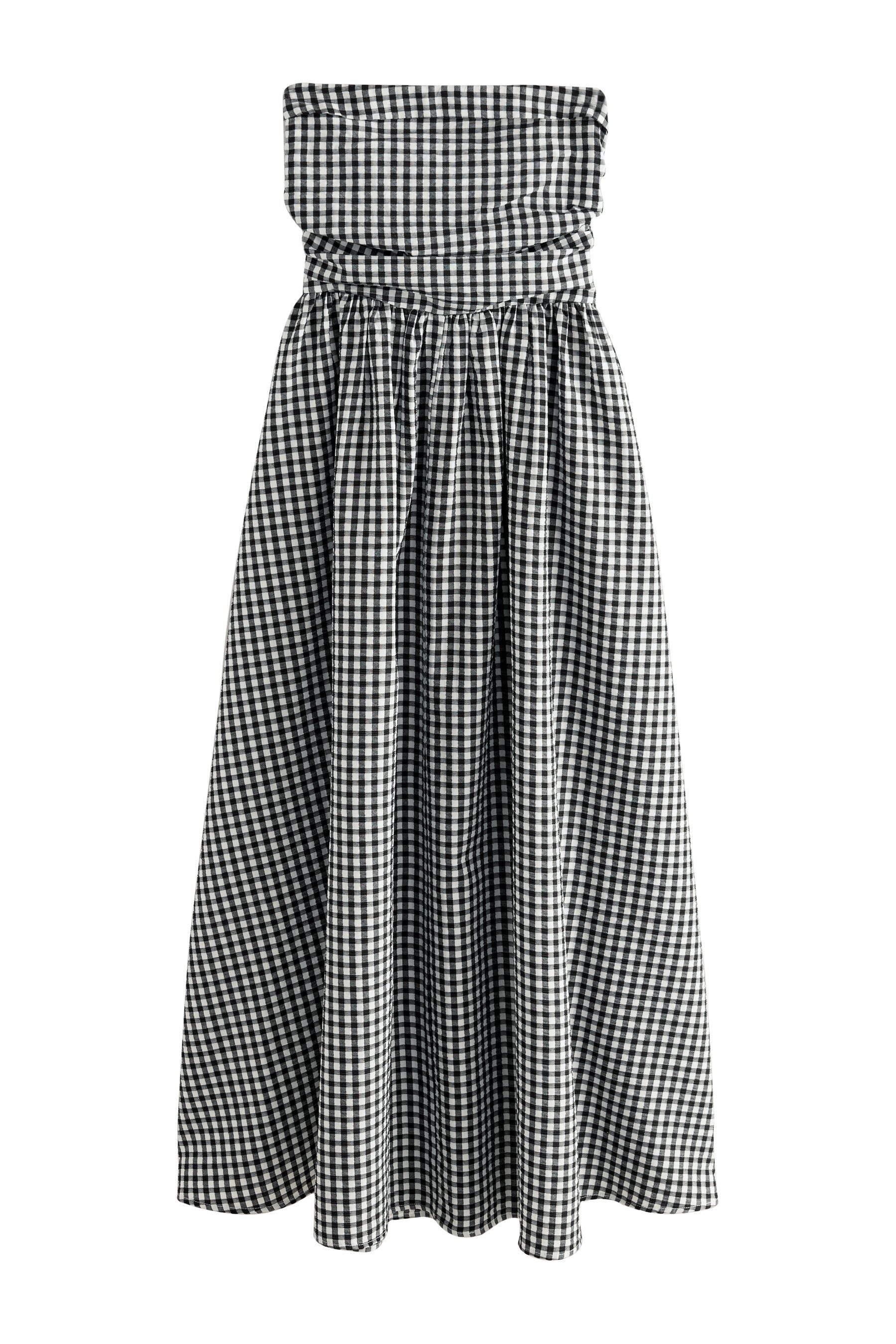 Next Midikleid Bandeau-Midikleid aus Seersucker für günstig online kaufen
