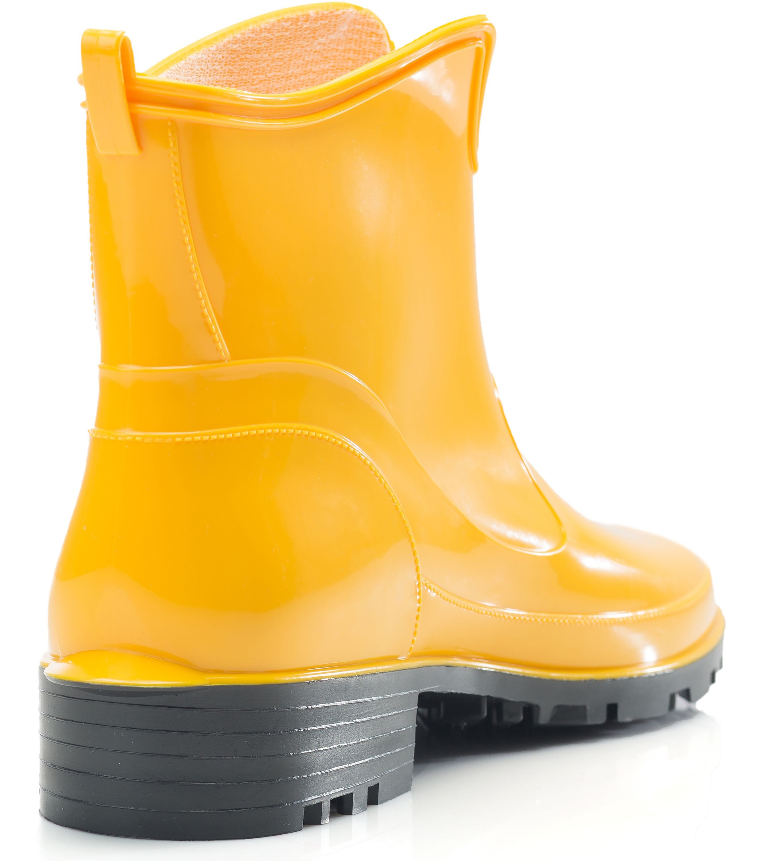 Ladeheid Gummistiefeletten LA-930 kurze Boots für Frauen Gummistiefel Damen wasserfest und bequem
