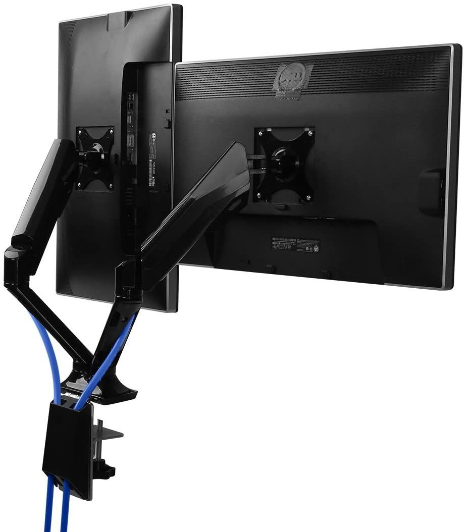 FLEXISPOT F6 Monitor-Halterung, (25-76cm) Tischhalterung Monitorhalter  Monitorhalterung Standfuß Für LCD LED TV Bildschirme Flachbildschirm,  Belastbarkeit:2-9 kg (für einen Monitor 10"-30)