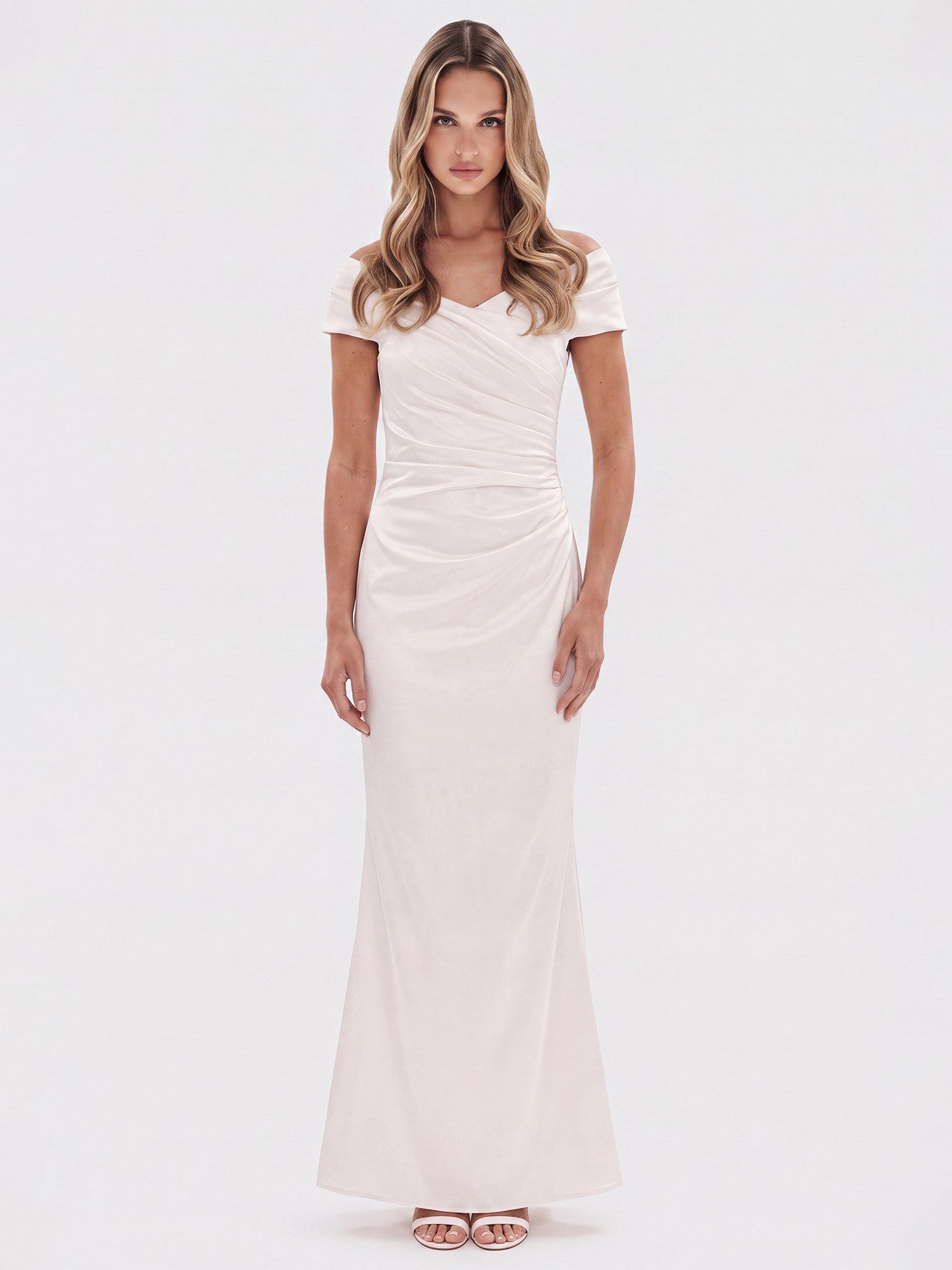 Apart Maxikleid aus Satin