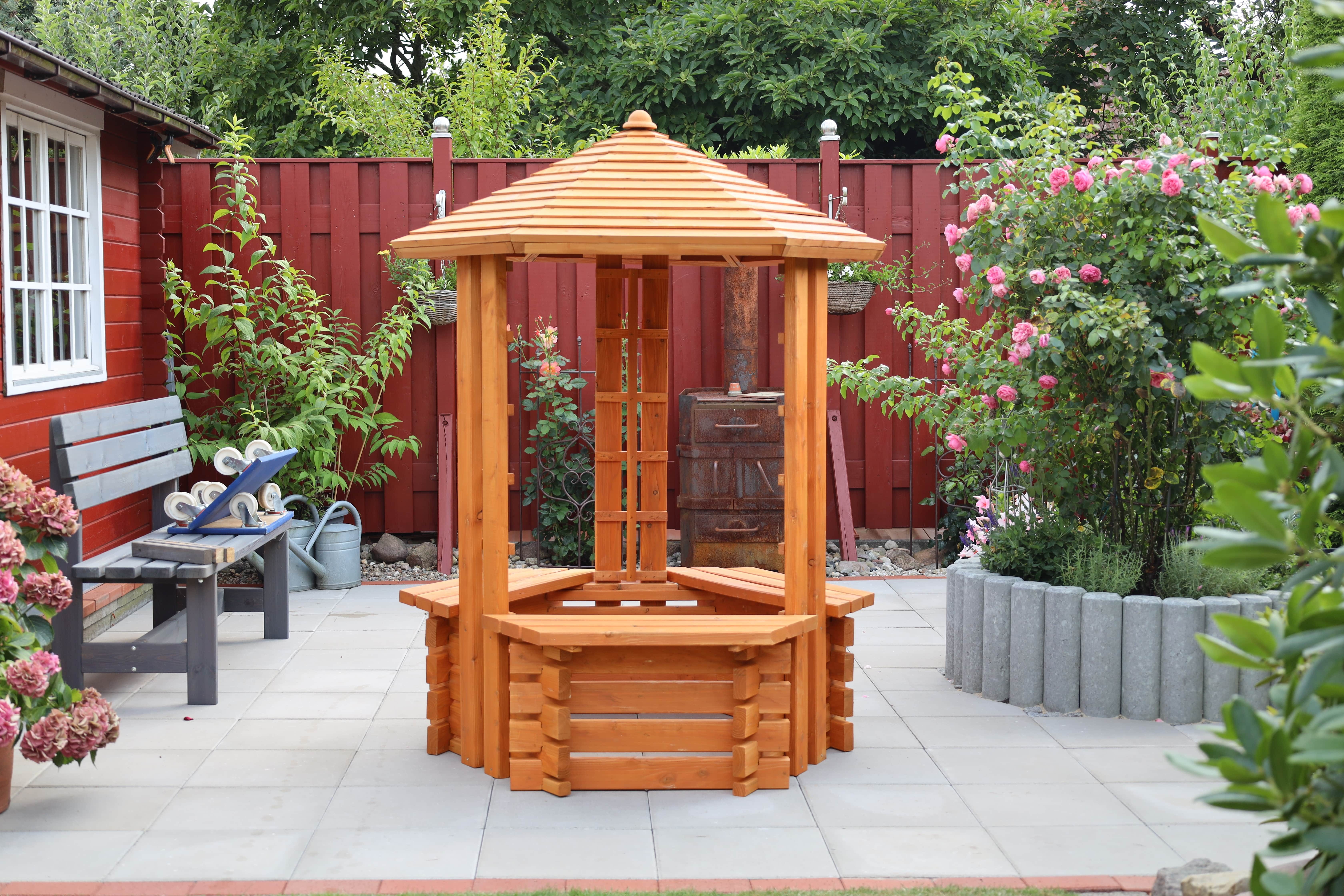 promadino Blumenkasten Zierbrunnen "Westerwald", BxTxH: 135x135x192 cm