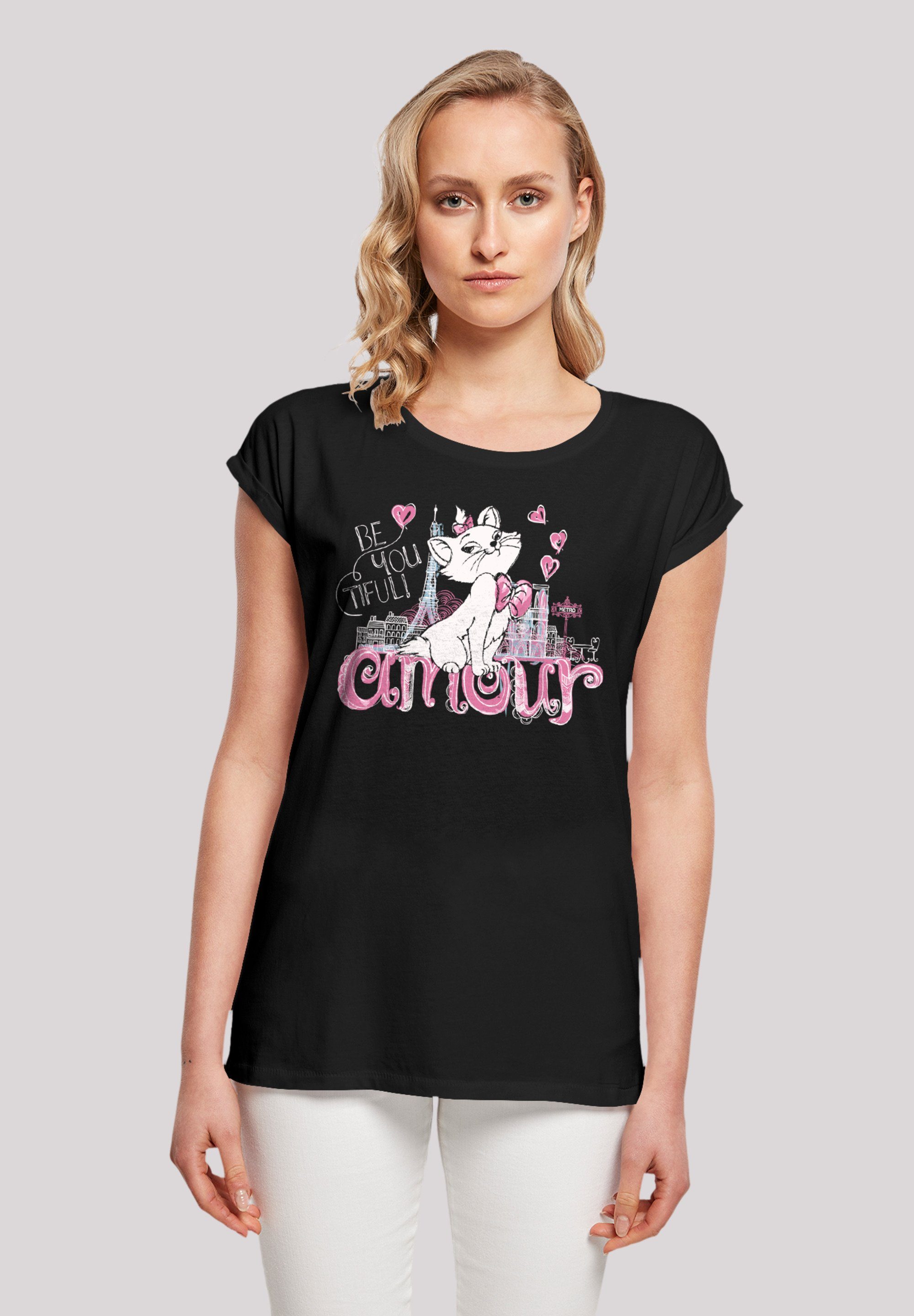 F4NT4STIC T-Shirt Disney weicher Qualität, Baumwollstoff Sehr mit Tragekomfort Premium hohem Amour Aristocats